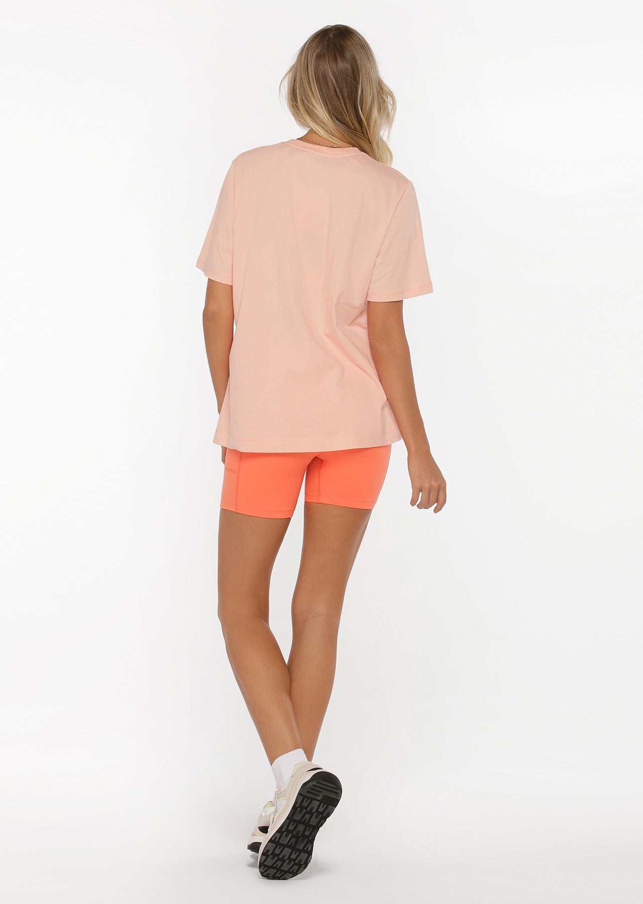 Lorna Jane Peachy Active Oversized Tee - Dusty Peach