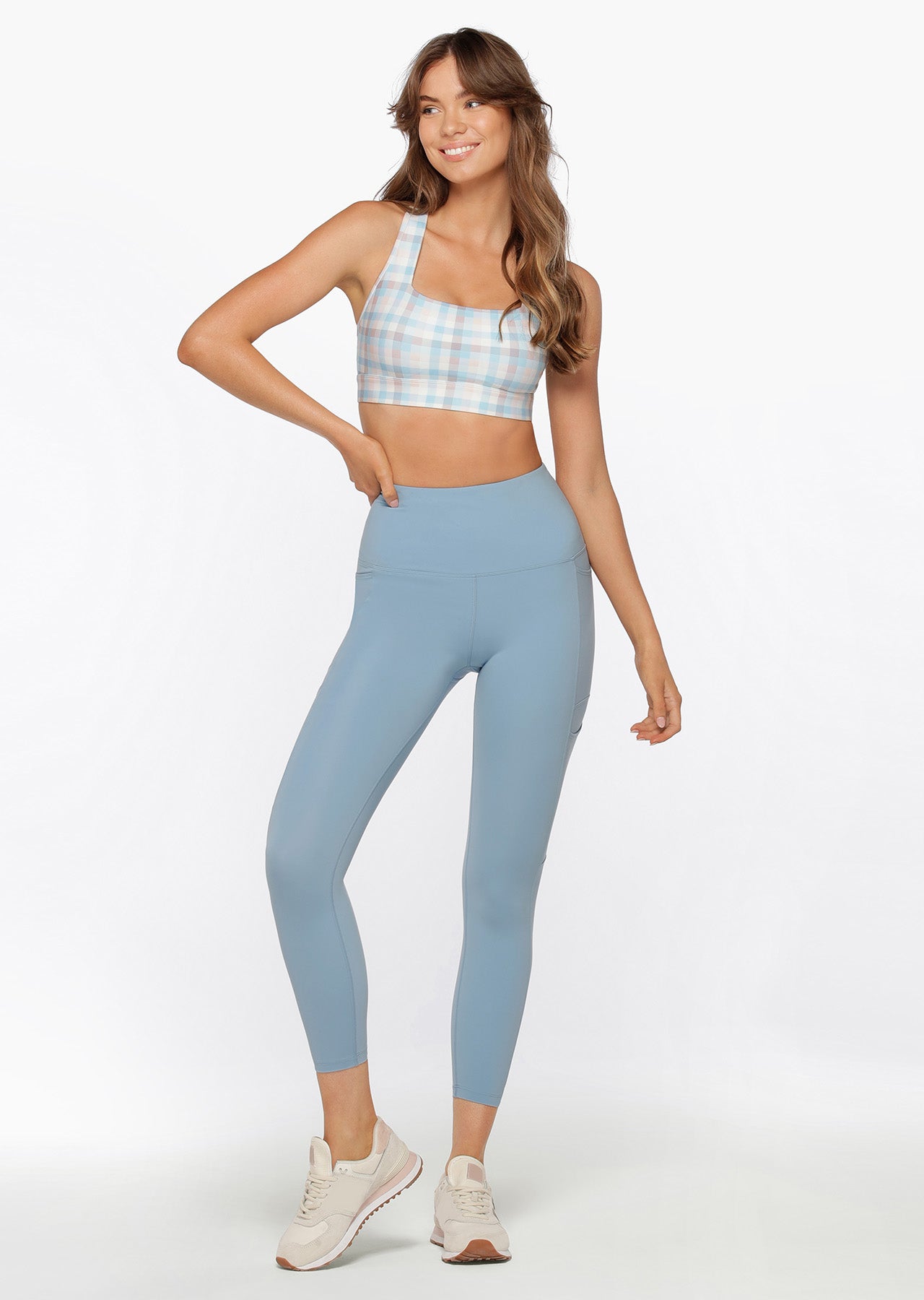 Lorna Jane Utility Phone Pocket Ankle Biter Leggings - Voyage Blue