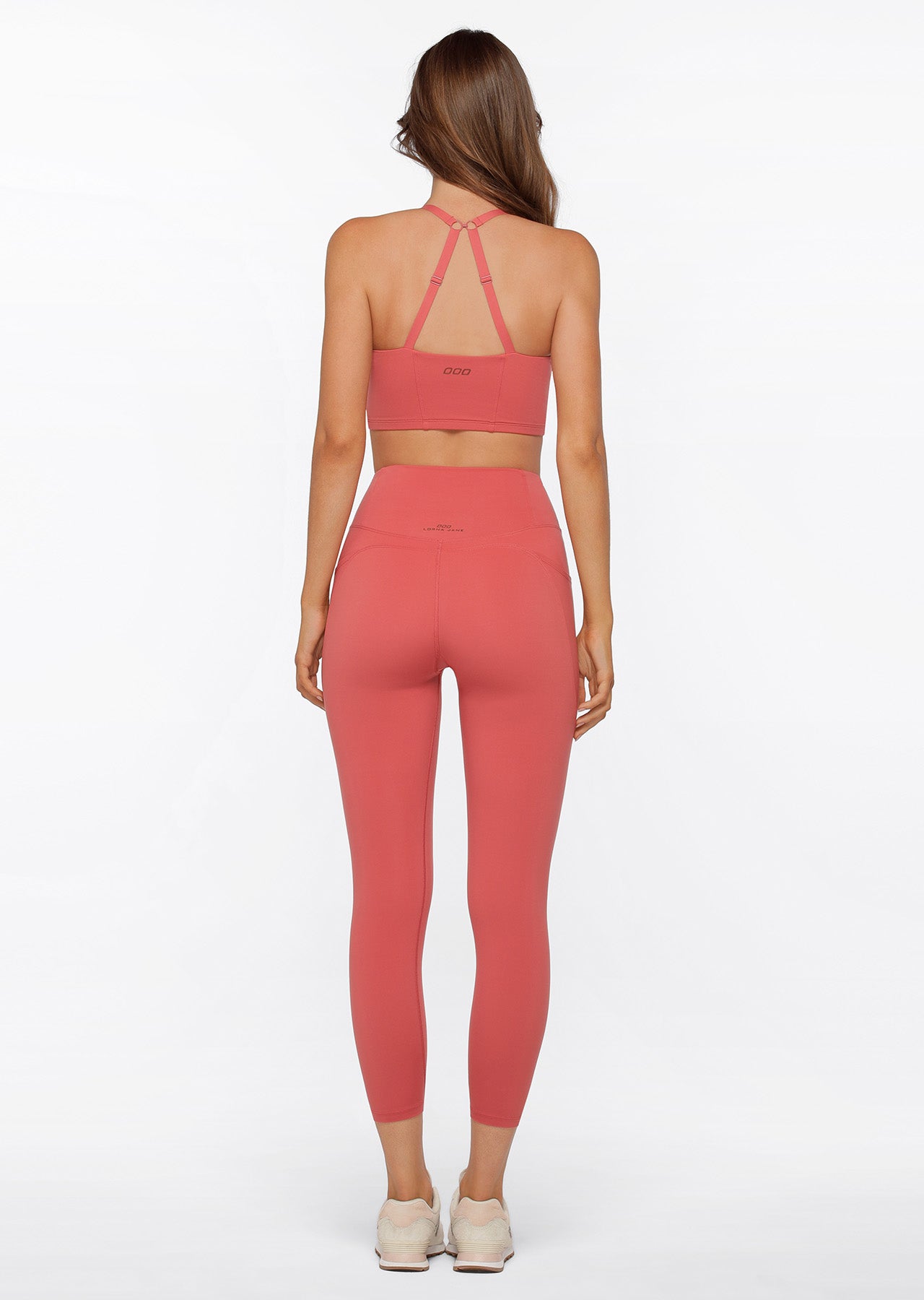 Lorna Jane Contour Support Ankle Biter Recycled Leggings - Earth