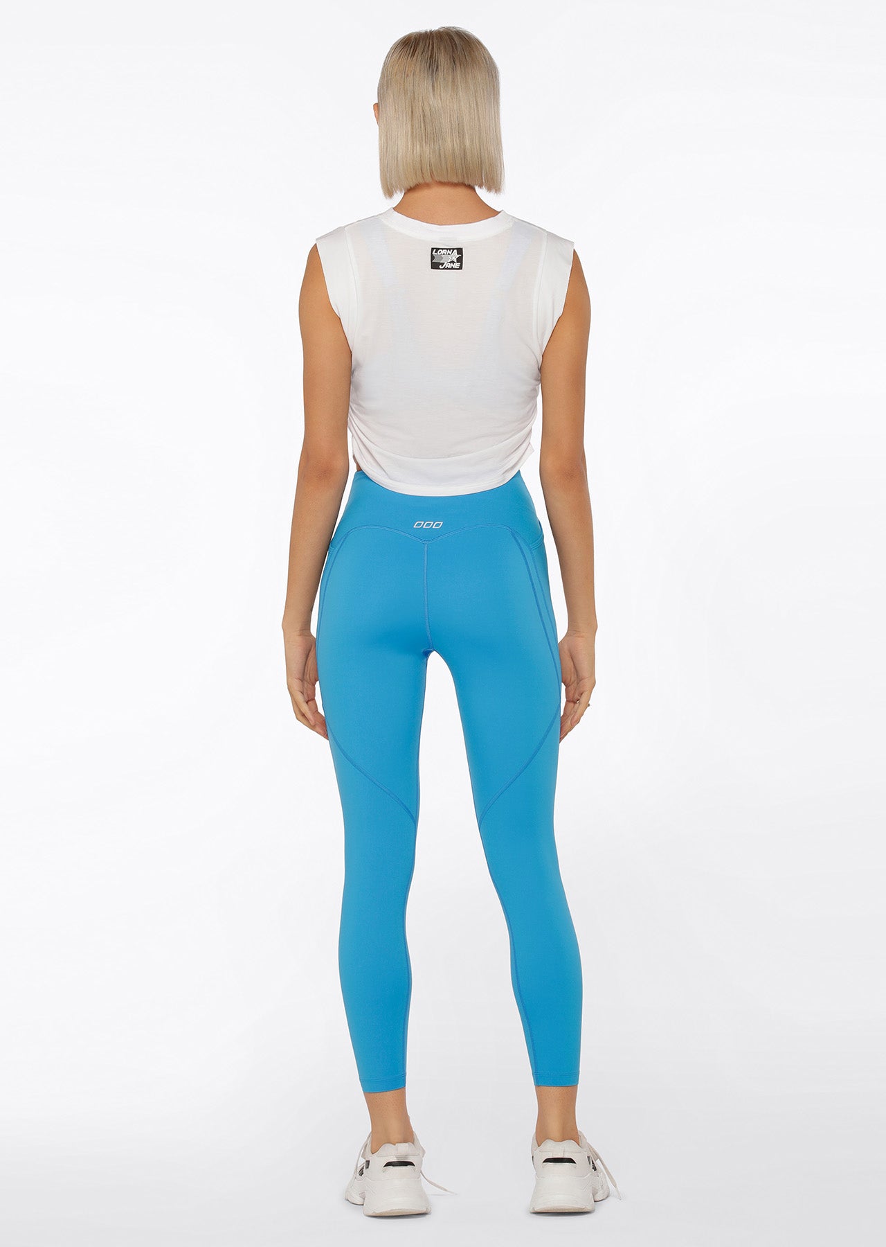 Lorna Jane Turn Up Active Gym Tank - White