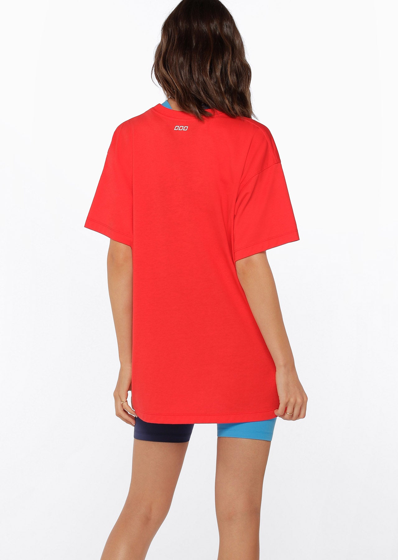 Lorna Jane Game Day Oversized Tee - Hot Tomato