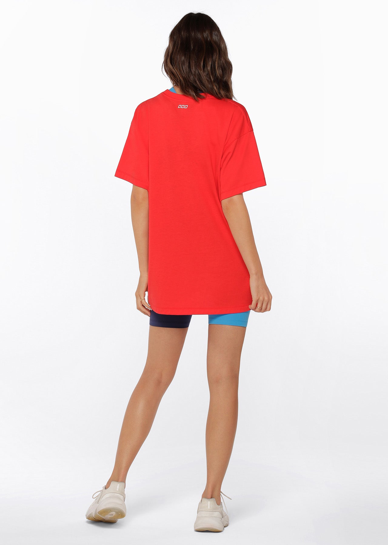 Lorna Jane Game Day Oversized Tee - Hot Tomato
