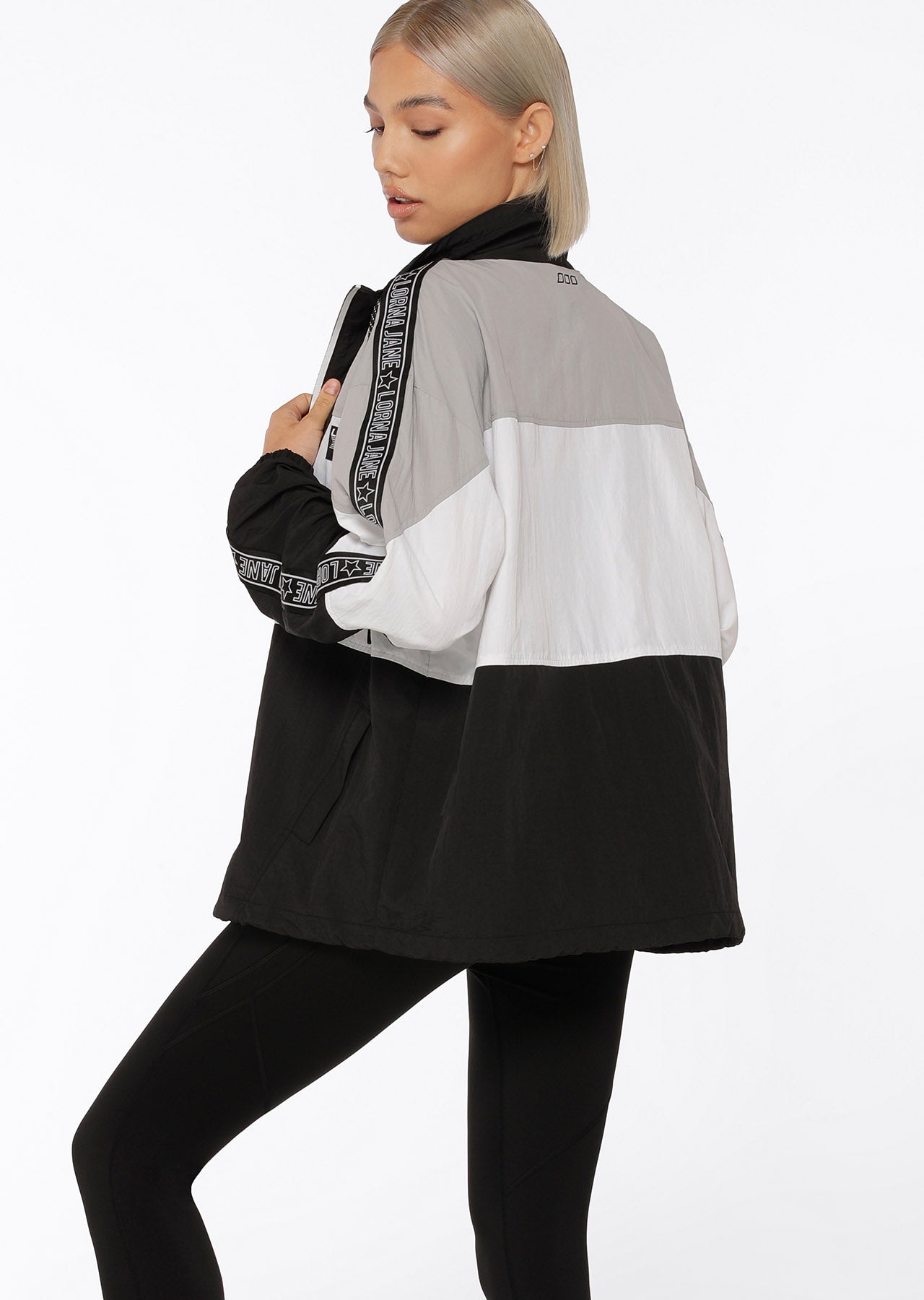 Lorna Jane Post Game Spray Jacket - Black