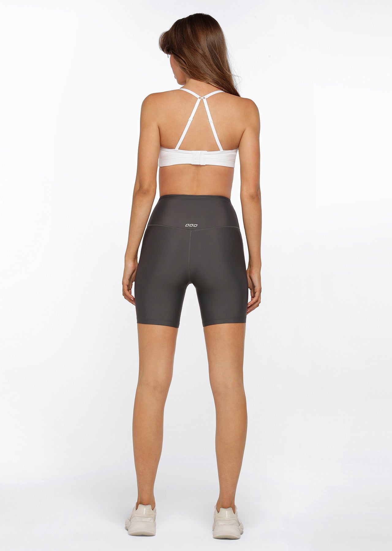 Lorna Jane Cool Touch Lotus Bike Shorts - Titanium