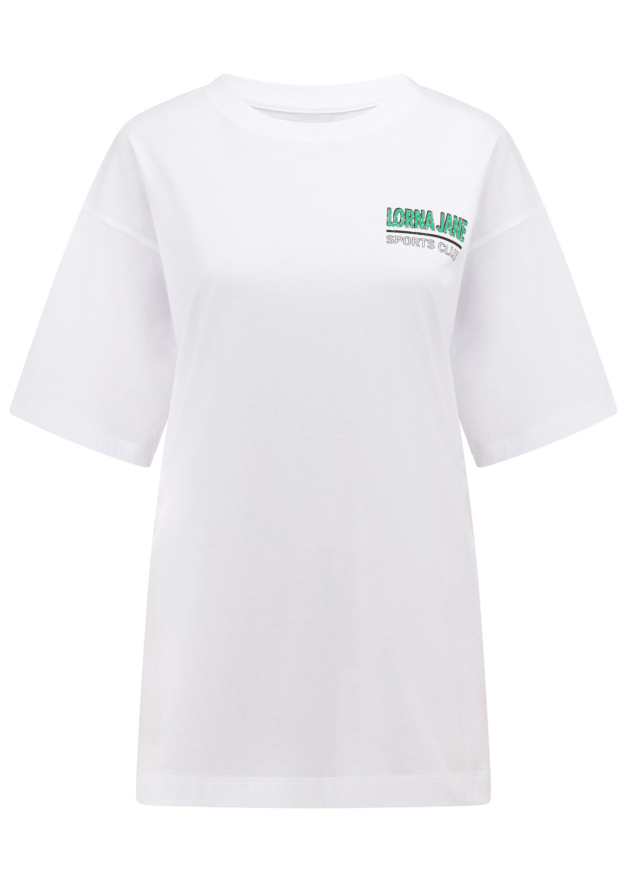 Lorna Jane Sports Club Boyfriend Tee - White