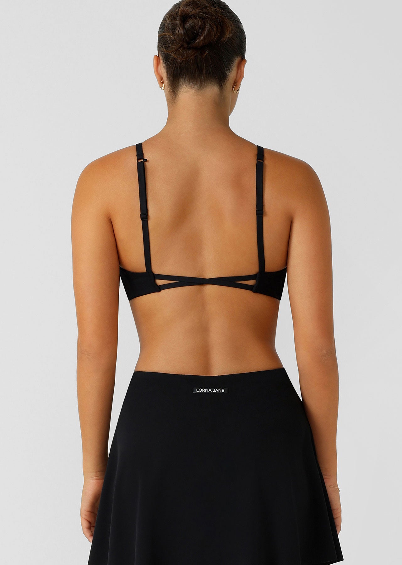 Lorna Jane Adaptable Recycled Sports Bra - Black