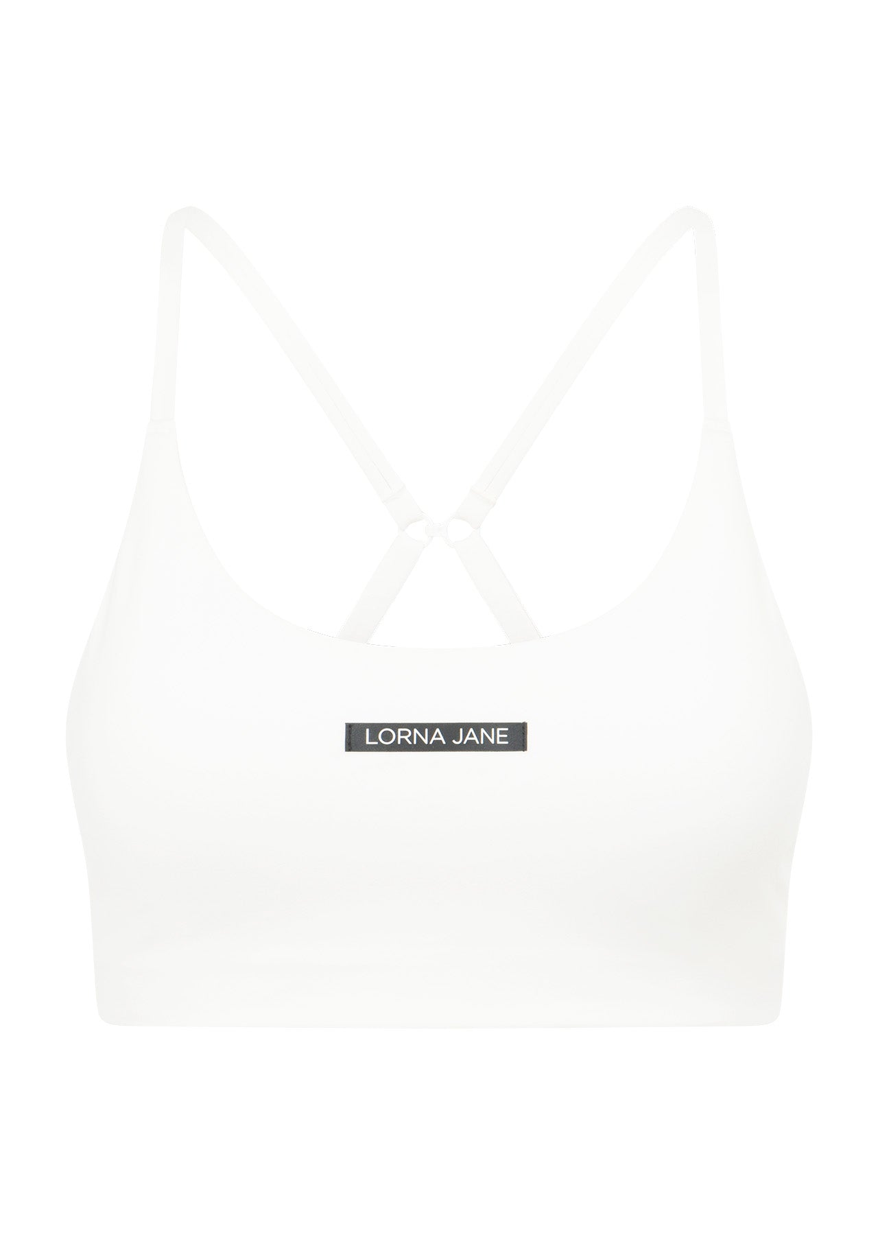 Lorna Jane Adaptable Recycled Sports Bra - Porcelain