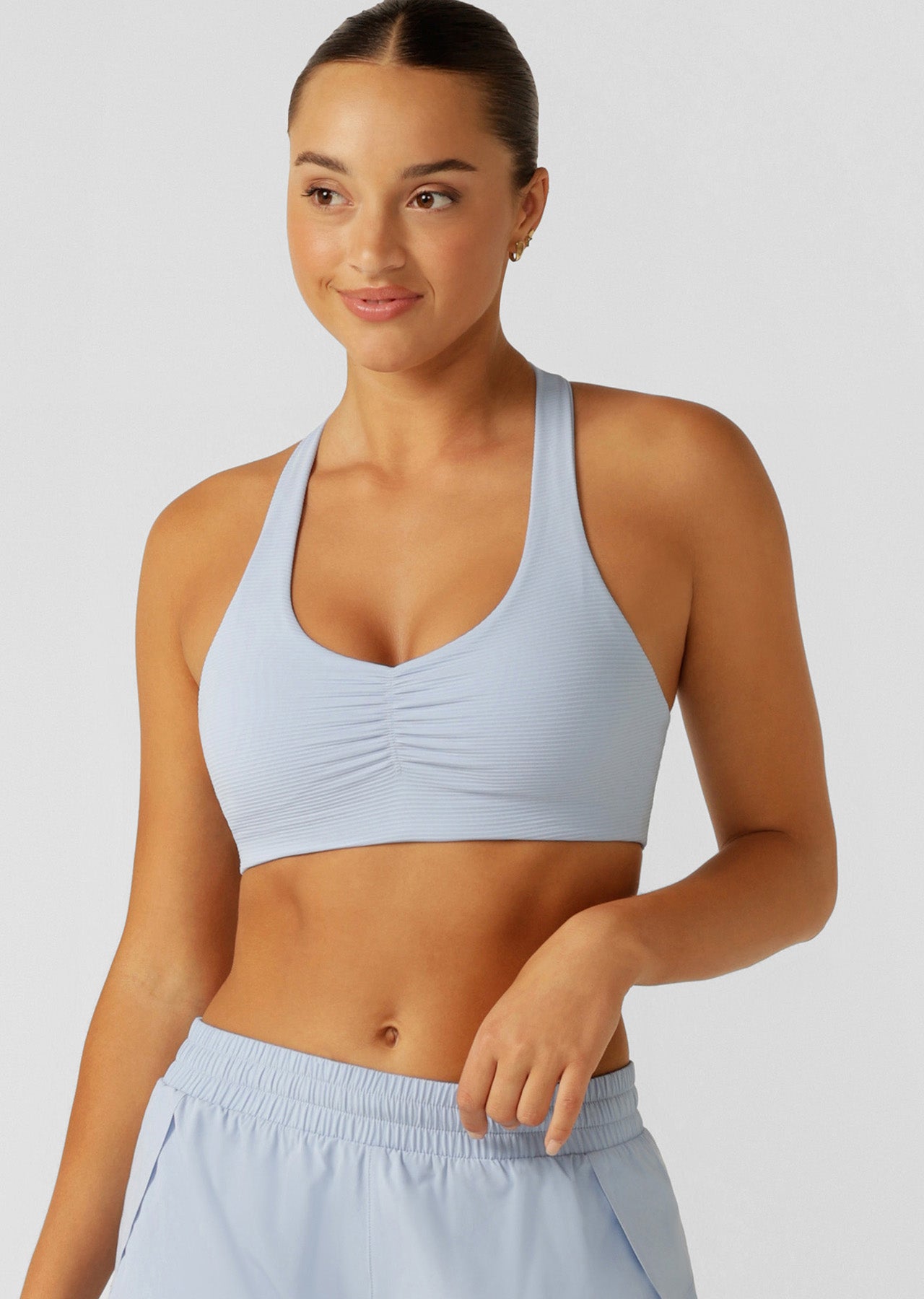 Lorna Jane Goddess Sports Bra - Light Moontide
