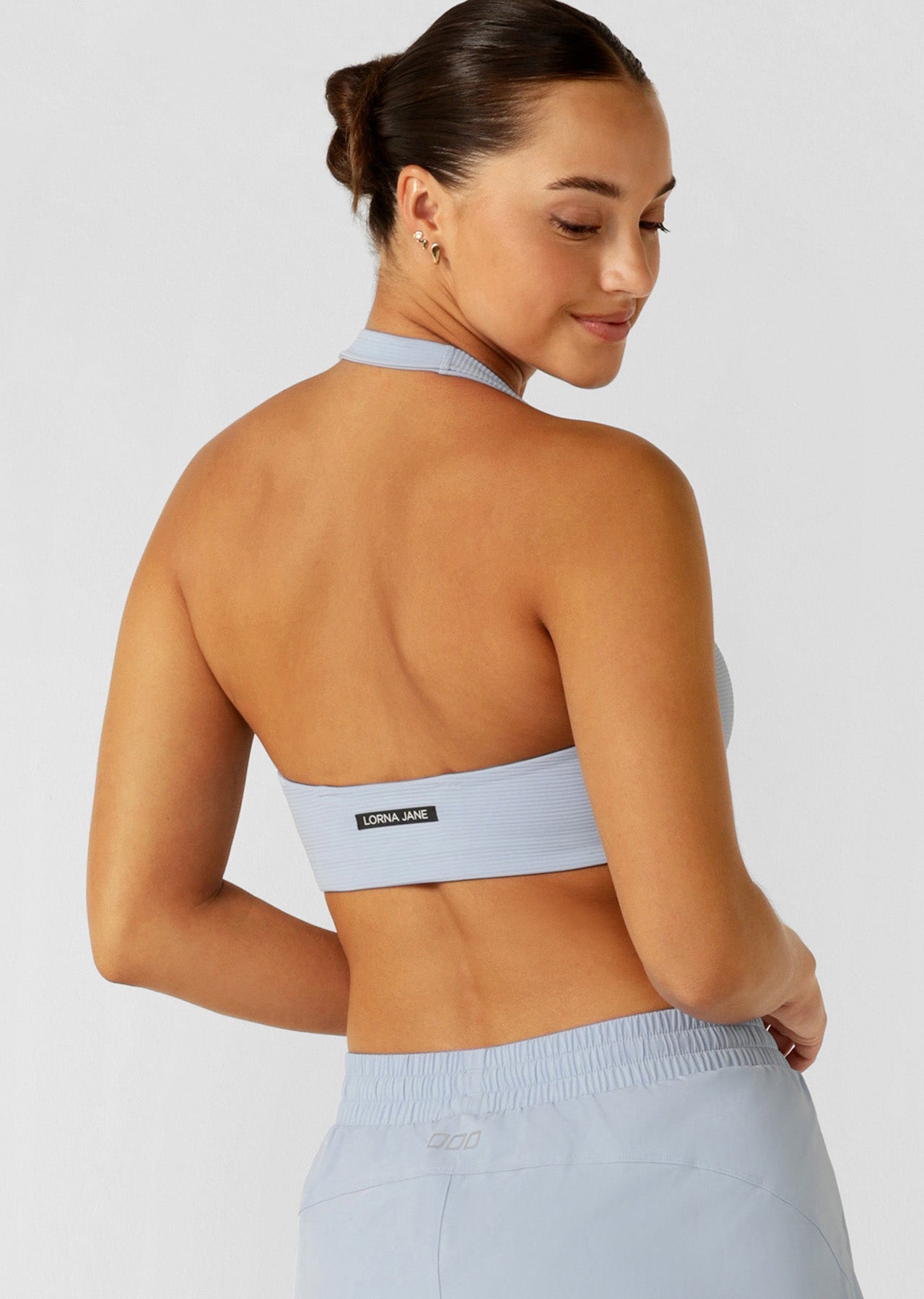 Lorna Jane Goddess Sports Bra - Light Moontide