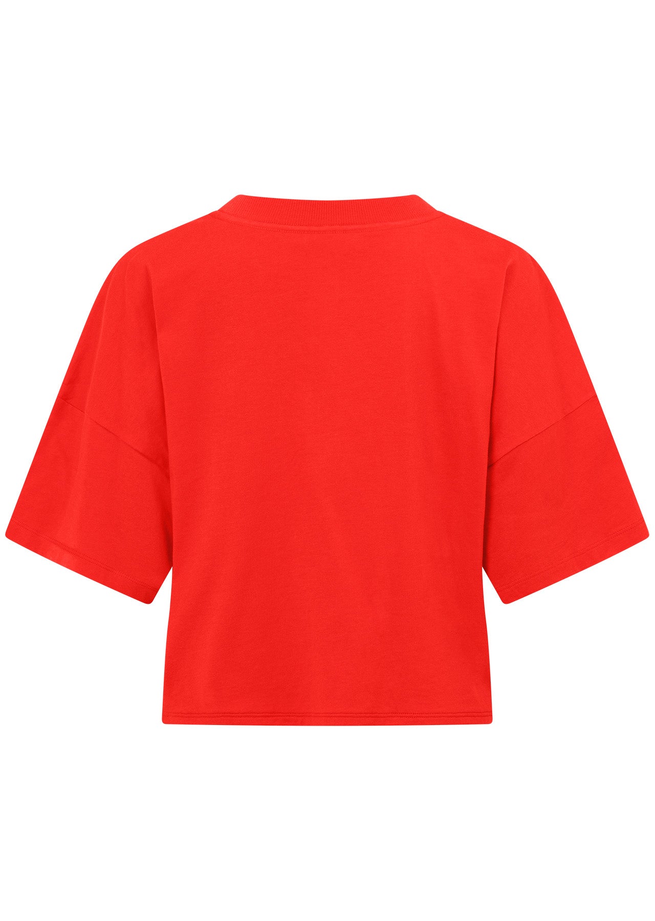 Lorna Jane Pre-Season Transdry Cropped Tee - Hot Tomato