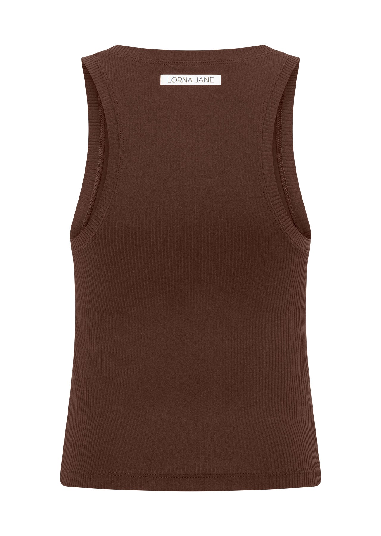 Lorna Jane Dynamic Active Rib Tank - Espresso