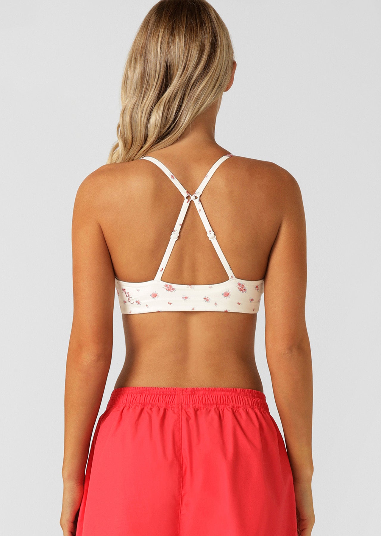 Lorna Jane With Love All Day Sports Bra - Sweet Primrose Print