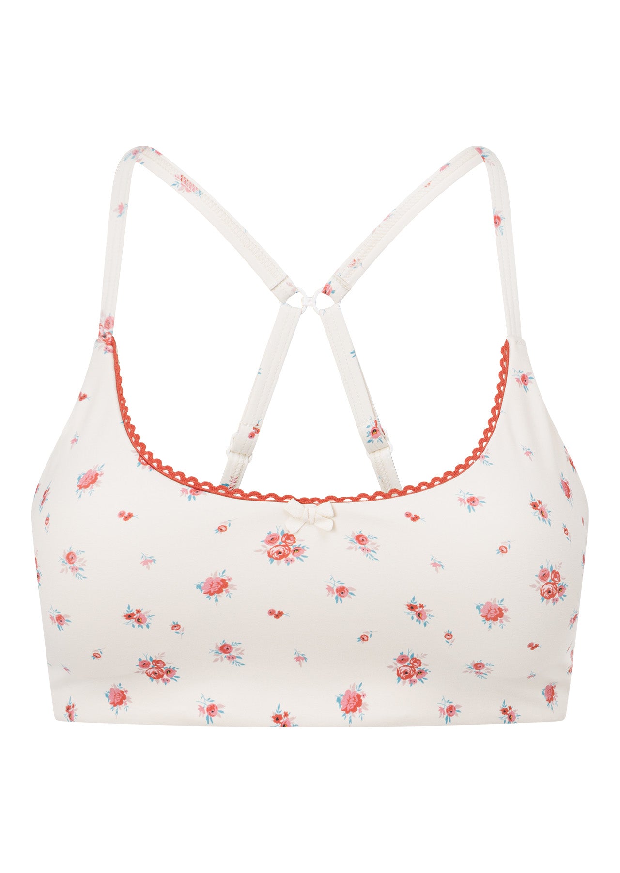 Lorna Jane With Love All Day Sports Bra - Sweet Primrose Print