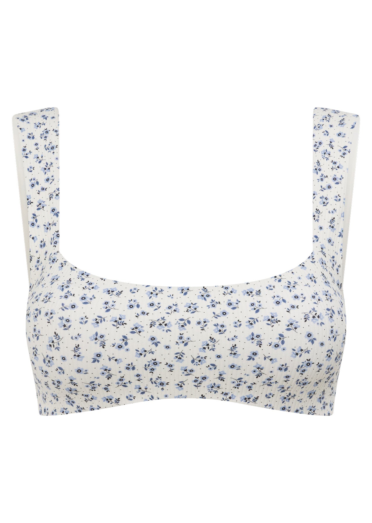 Lorna Jane Provincial Floral Rib Sports Bra - Provincial Floral Print