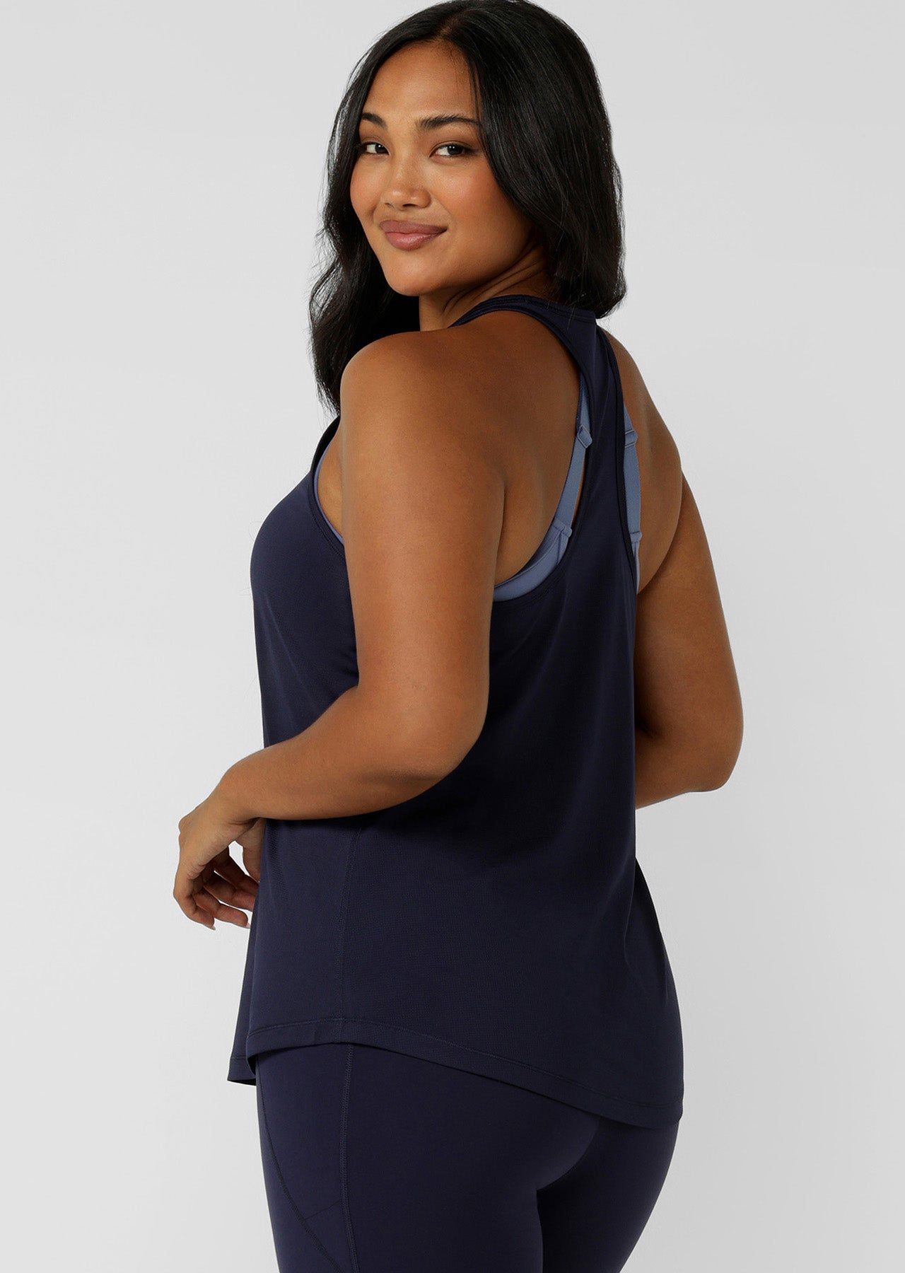 Lorna Jane Athletics Club Active Tank - French Navy