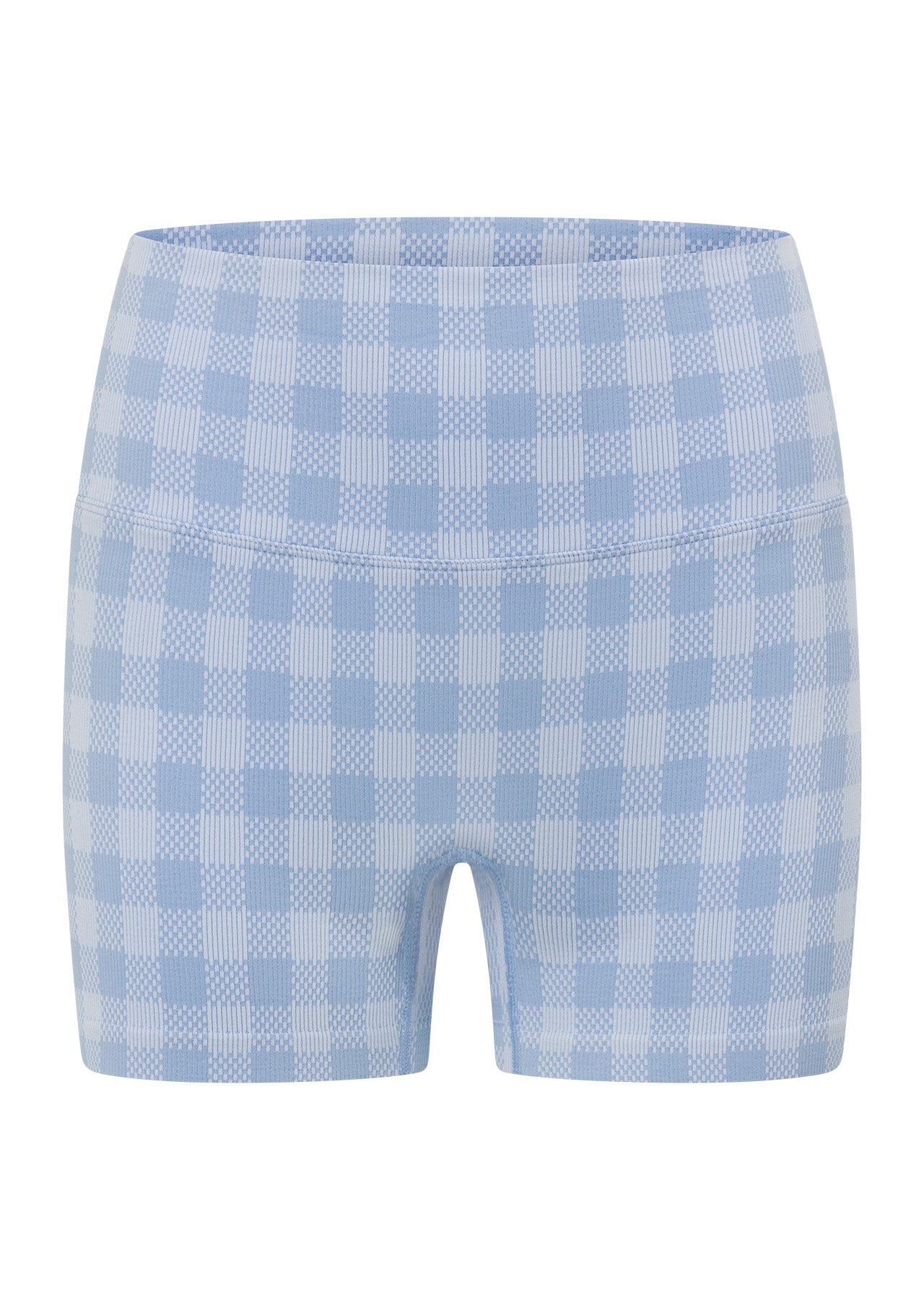 Lorna Jane Sweetheart Gingham Seamless 7cm Bike Shorts - Sweetheart Gingham