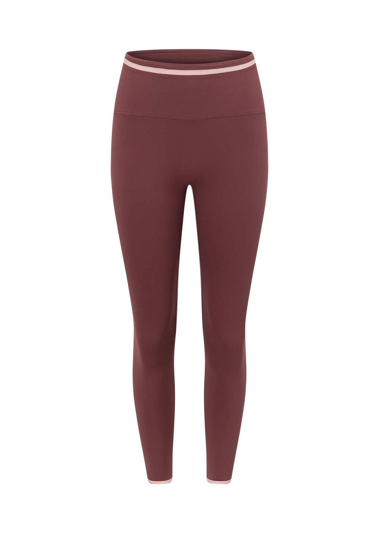Lorna Jane One To Watch Ankle Biter Leggings - Dark Rose Blush