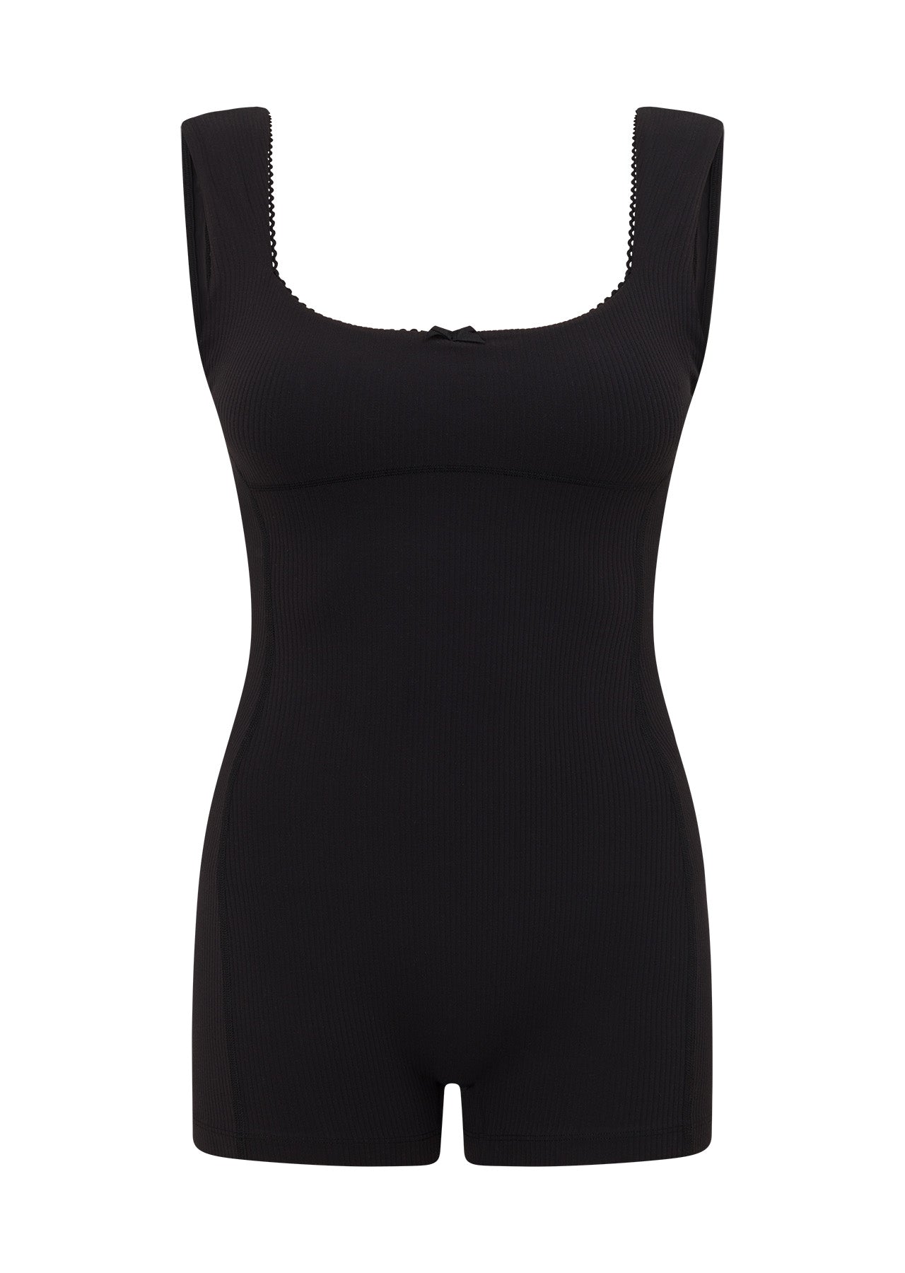 Lorna Jane Off Duty Luxe Rib Bodysuit - Black