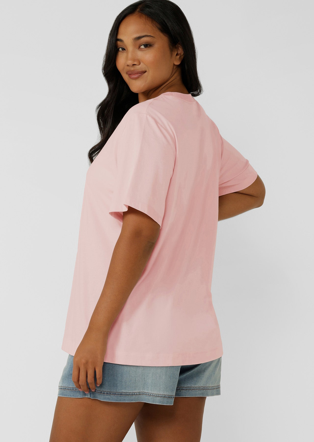 Lorna Jane Chalet Relaxed T-Shirt - Pale Peony
