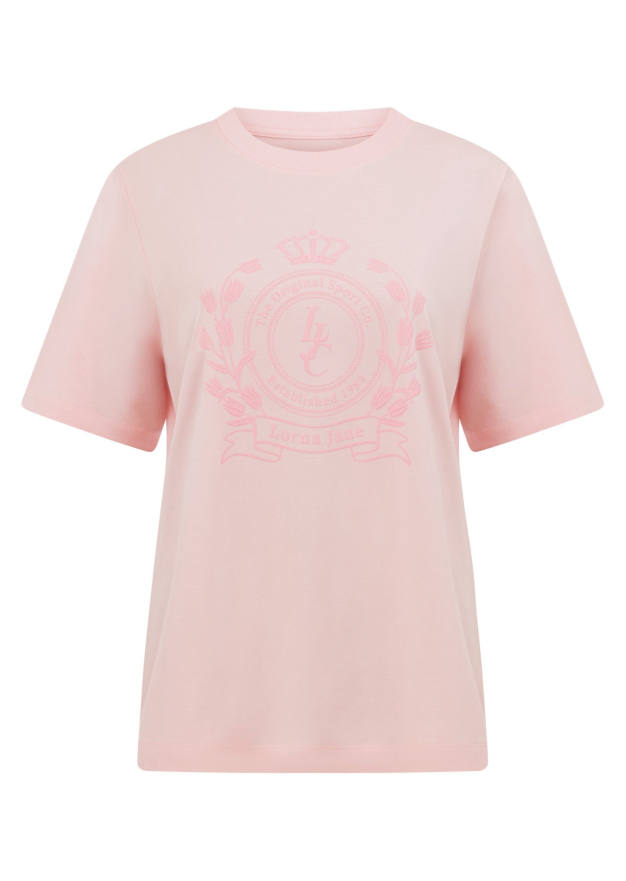 Lorna Jane Chalet Relaxed T-Shirt - Pale Peony