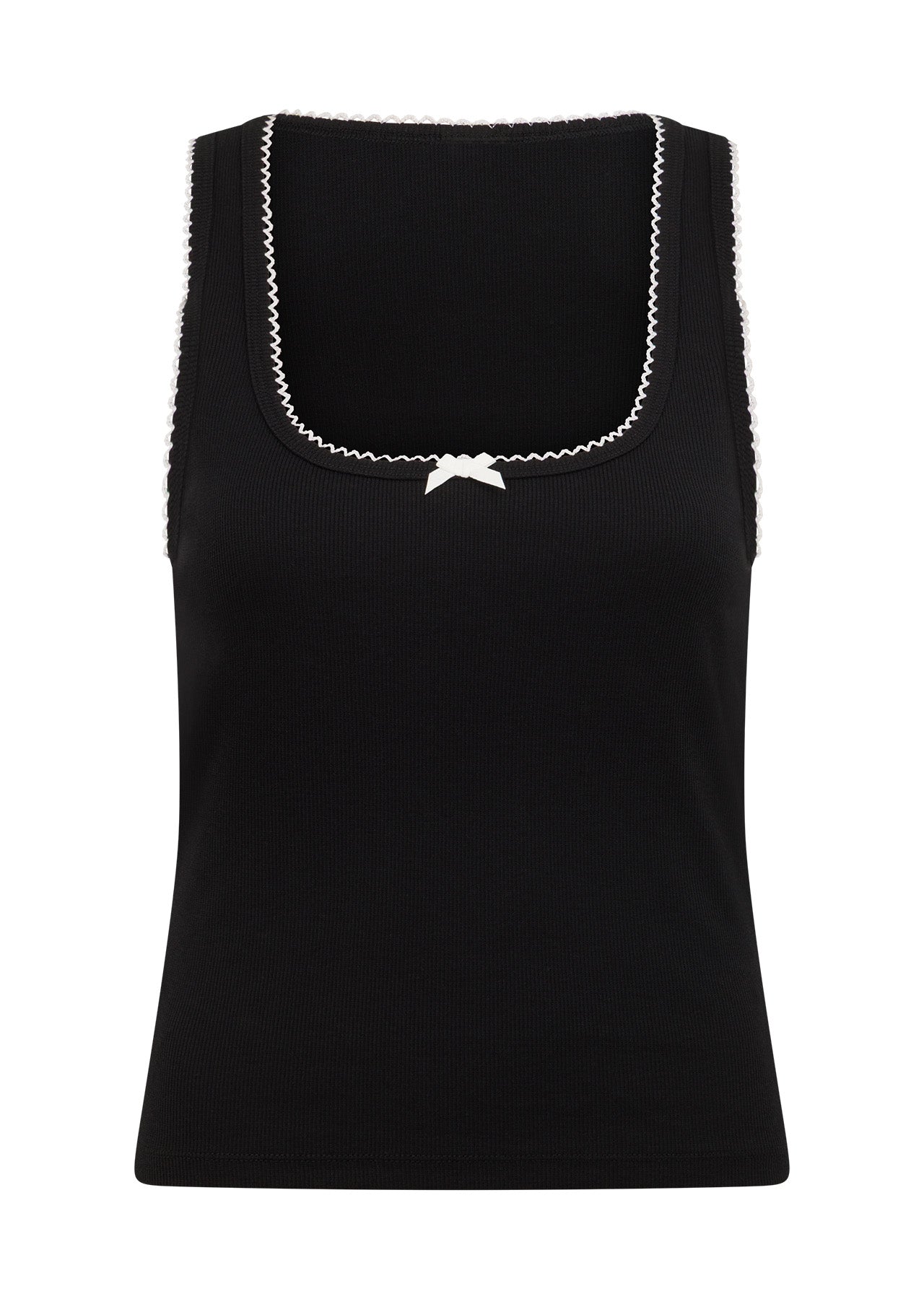 Lorna Jane Pretty Sweet Rib Tank - Black