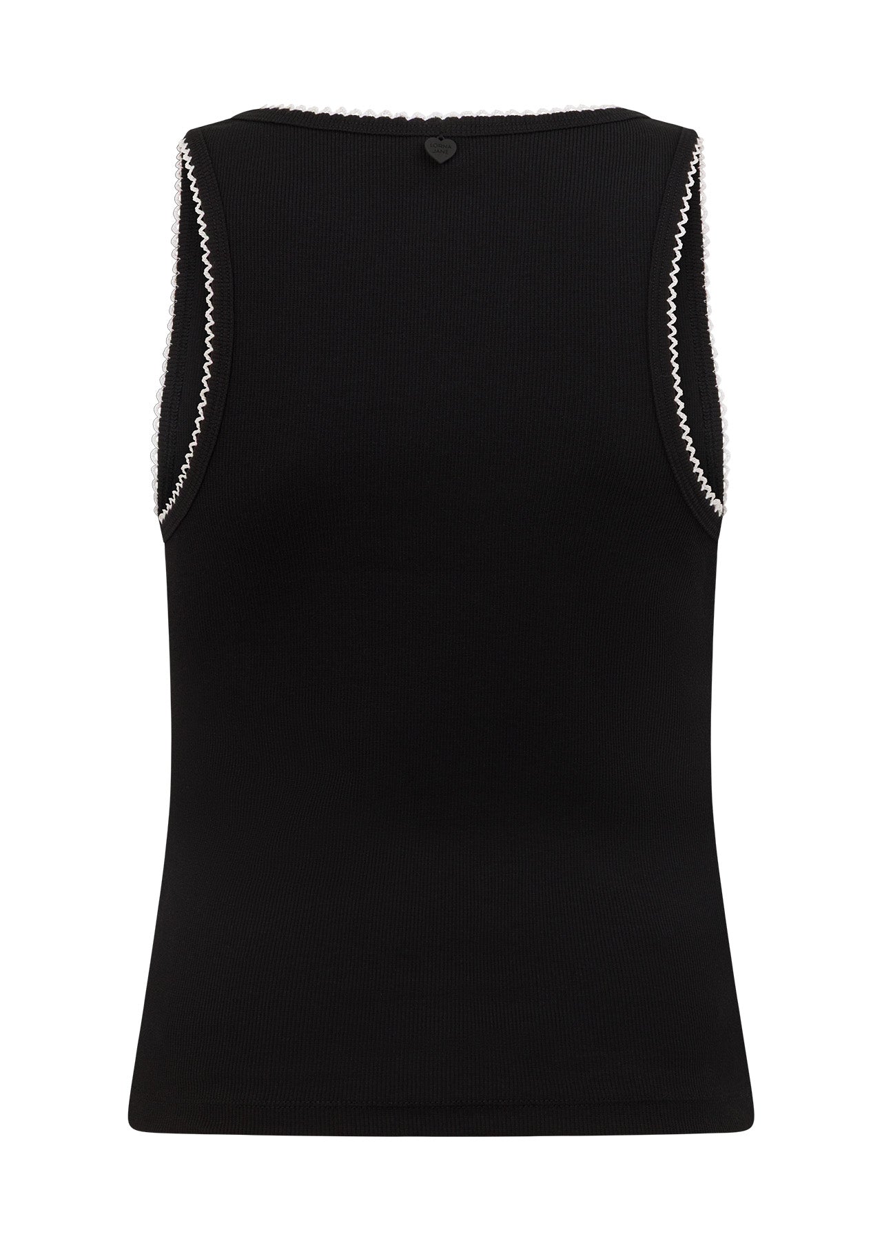 Lorna Jane Pretty Sweet Rib Tank - Black