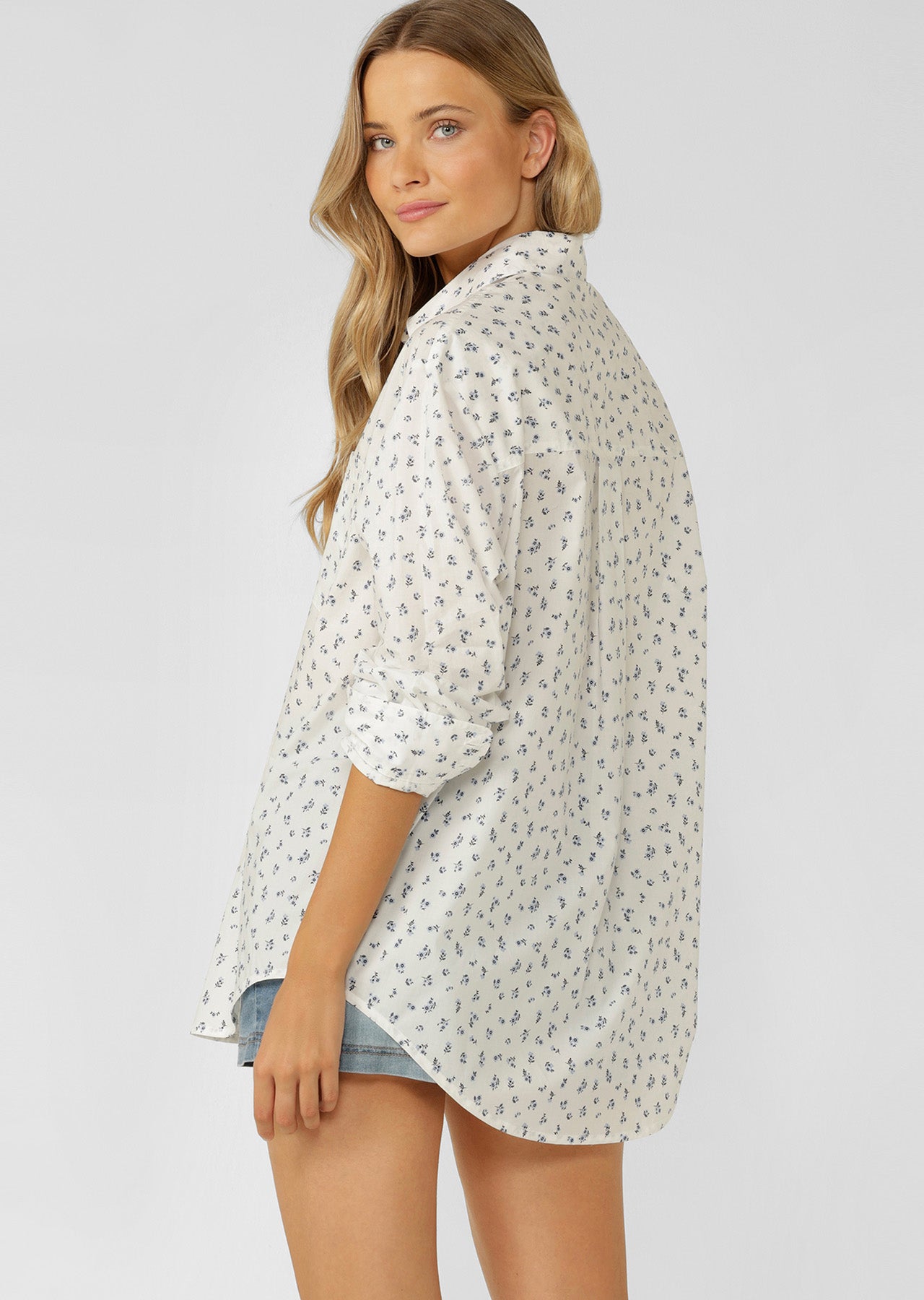 Lorna Jane Provincial Floral Long Sleeve Shirt - Provincial Floral Print