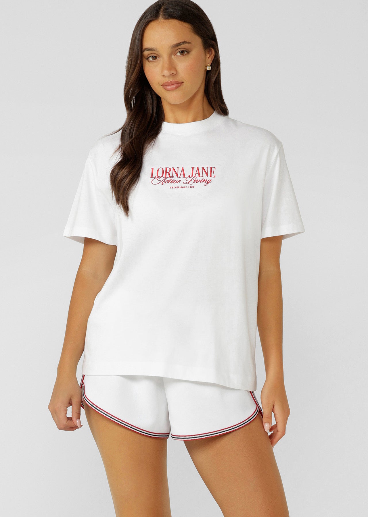 Lorna Jane LJ Active Living T-Shirt - White