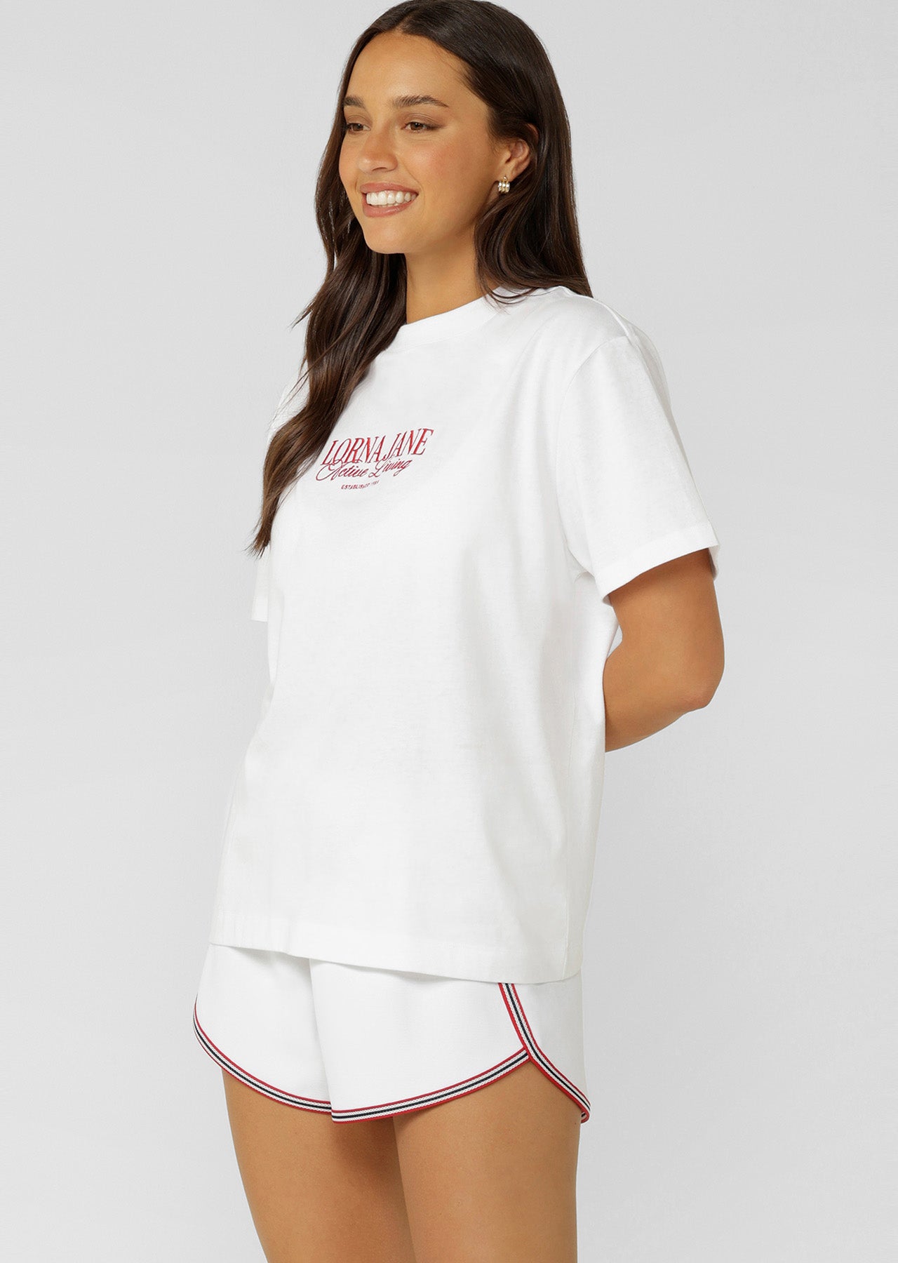 Lorna Jane LJ Active Living T-Shirt - White