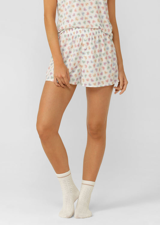 Lorna Jane Sweetheart Shorts - Sweetheart Print