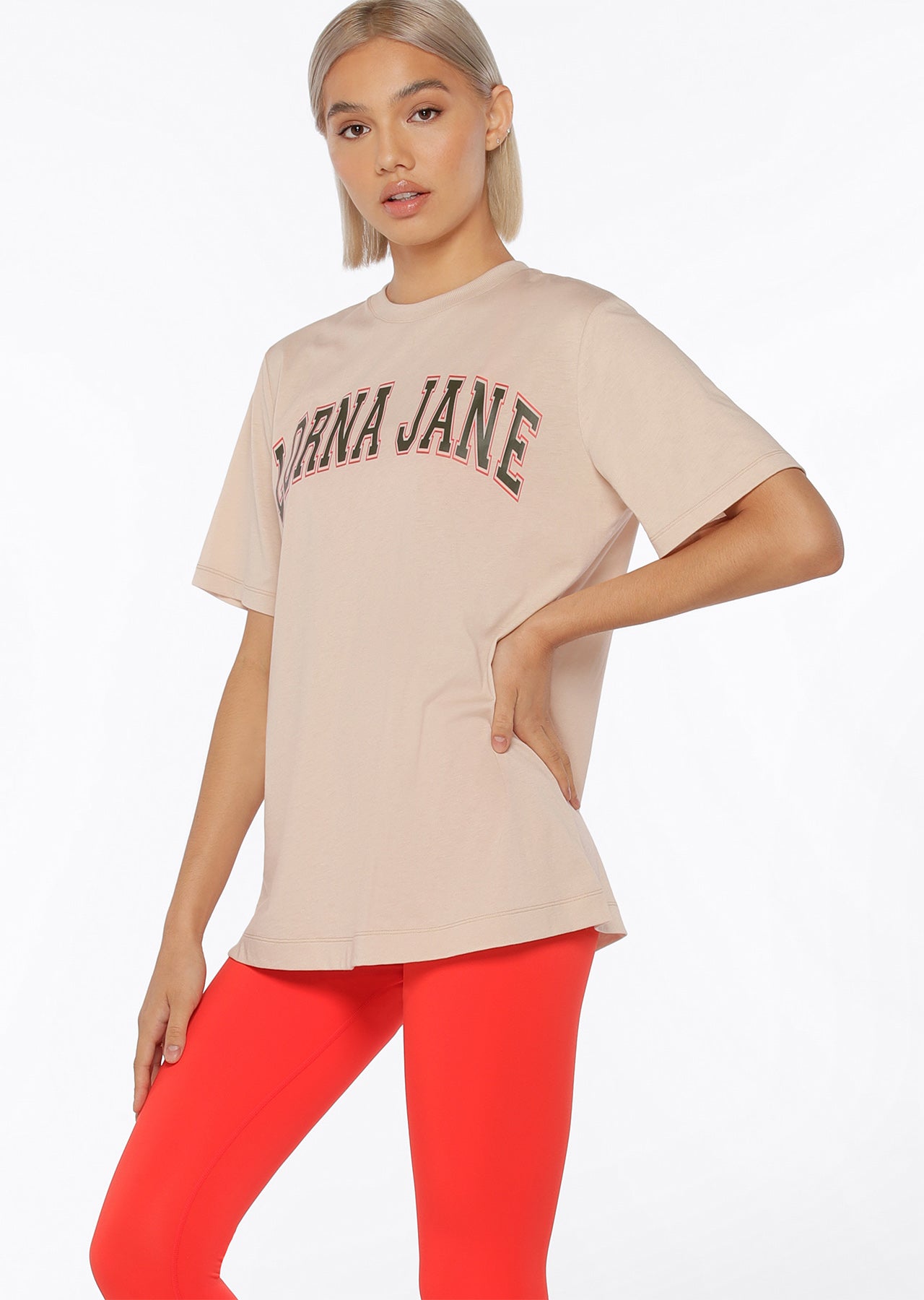 Lorna Jane Collegiate Oversized Tee - Moonlight