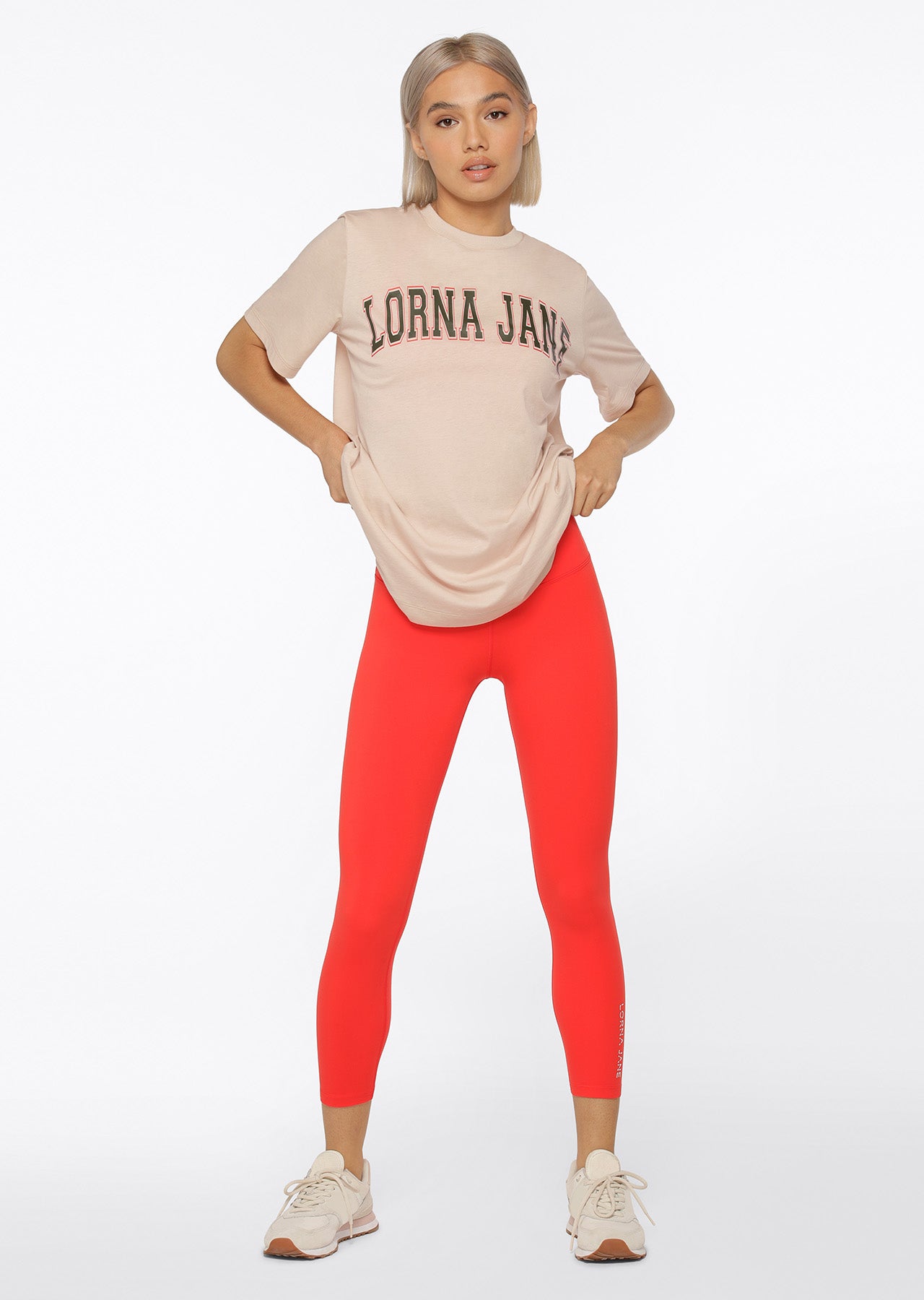 Lorna Jane Collegiate Oversized Tee - Moonlight