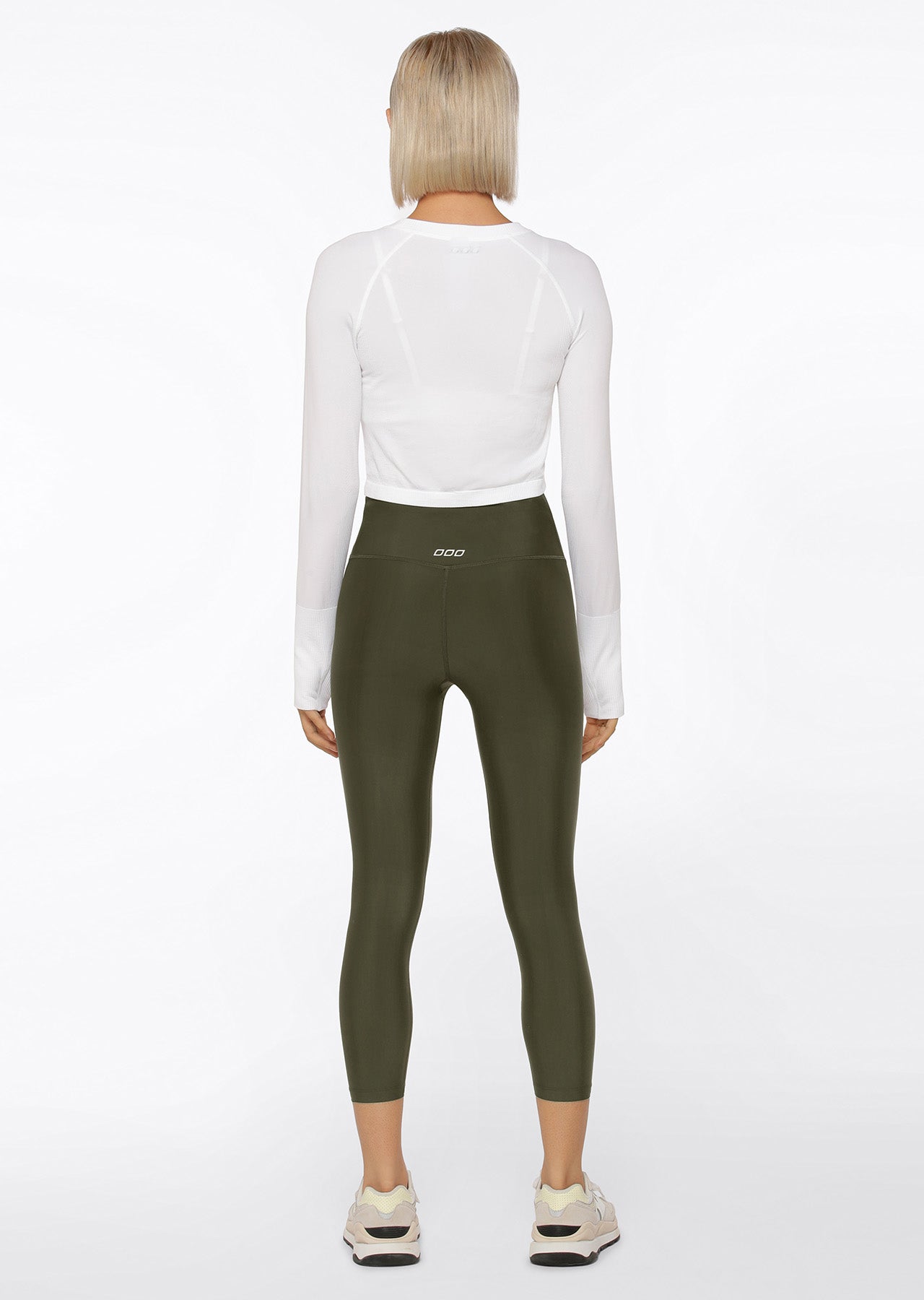 Lorna Jane Cool Touch Lotus Ankle Biter Leggings - Luxury Green