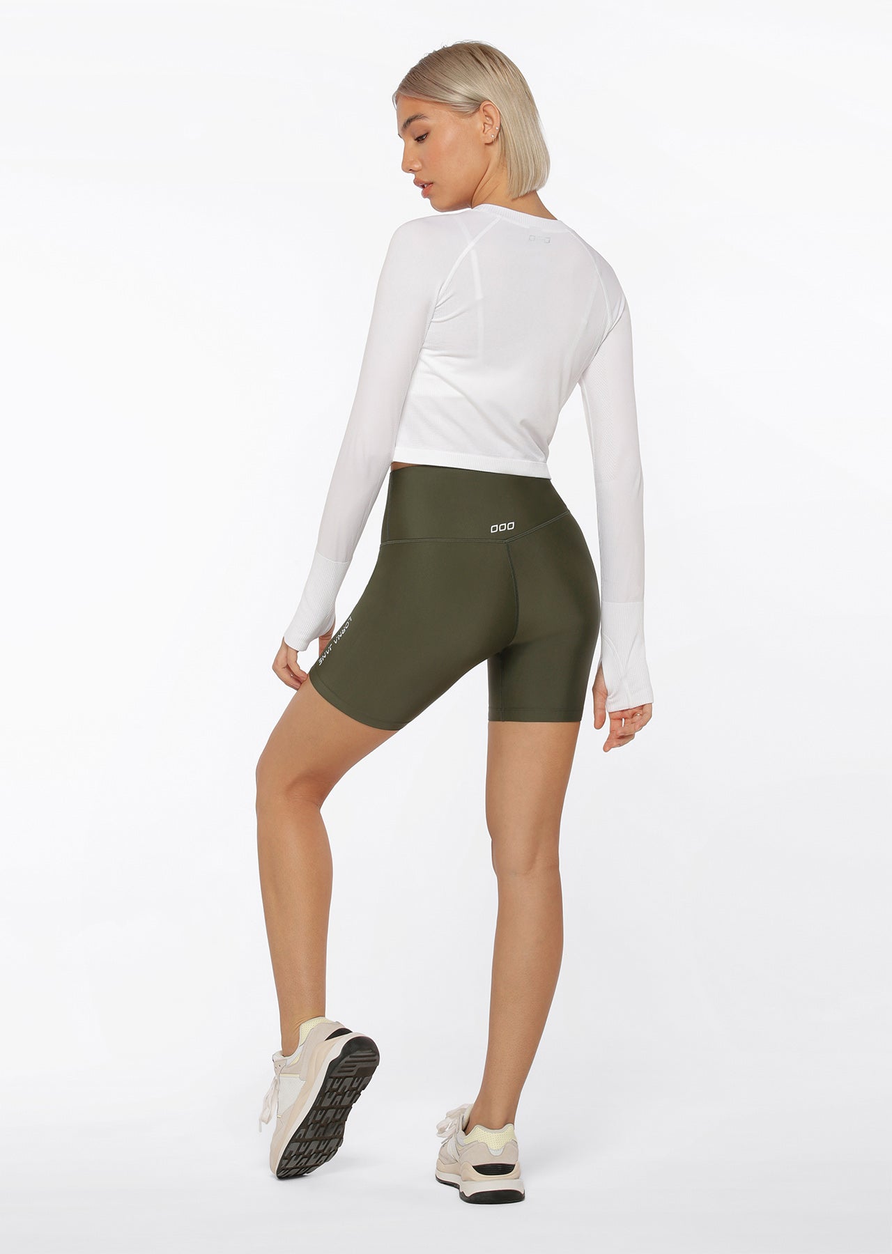 Lorna Jane Cool Touch Lotus Bike Shorts - Luxury Green