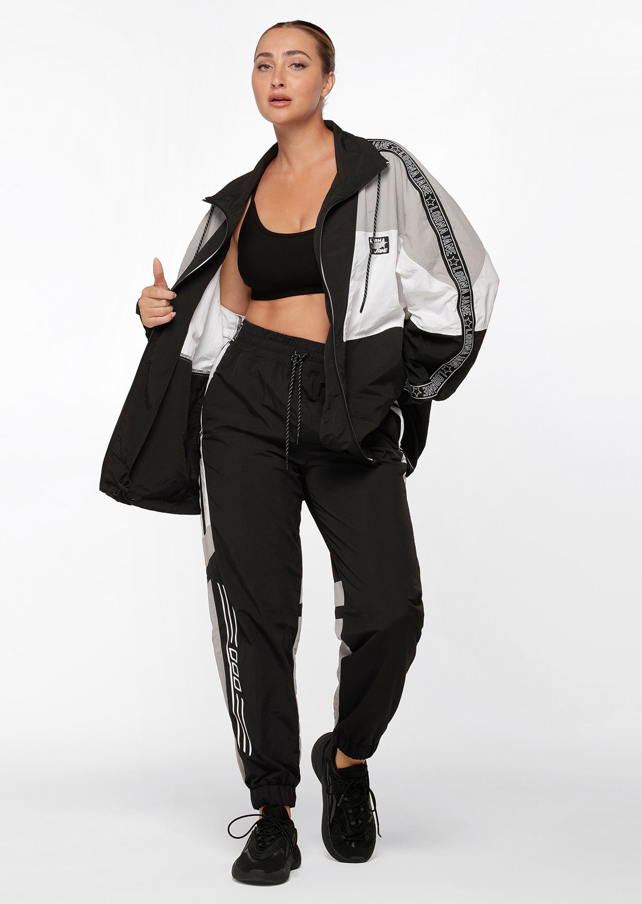 Lorna Jane Post Game Active Pants - Black Multi