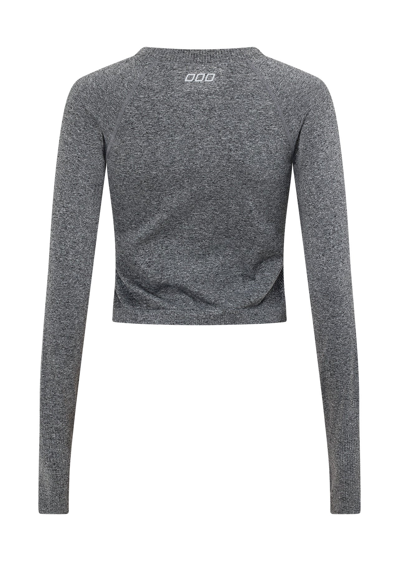 Lorna Jane Dynamic Seamless Cropped Long Sleeve Top - Char Marl