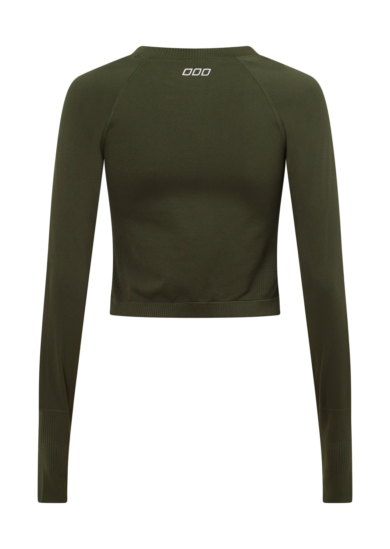 Lorna Jane Dynamic Seamless Cropped Long Sleeve Top - Luxury Green