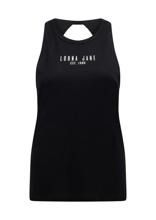 Lorna Jane Twist Back Active Tank - Black