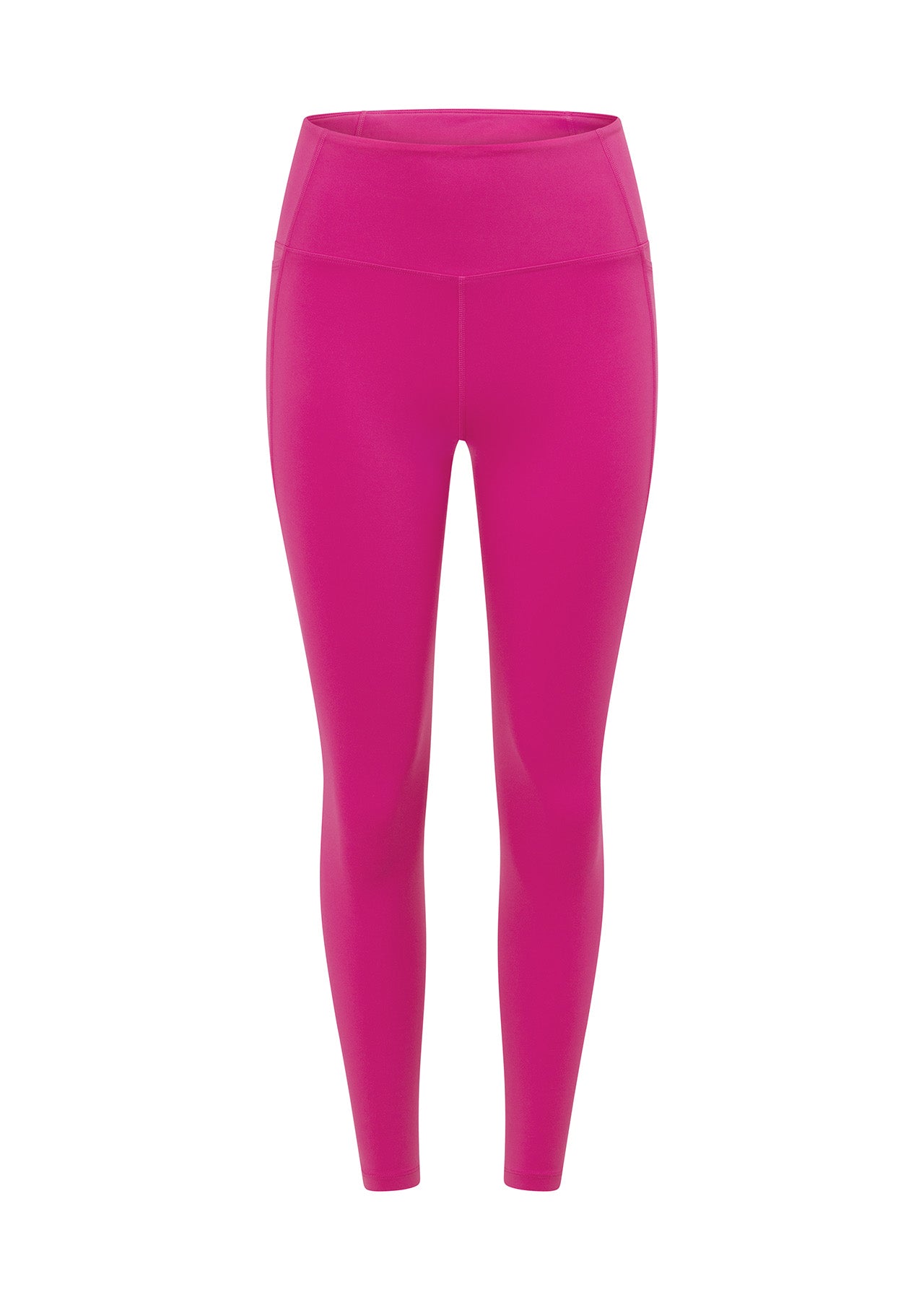 Lorna Jane Twist It No Chafe Pocket Ankle Biter Leggings - Bright Pink