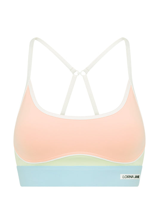 Lorna Jane Rainbow Splice Sports Bra - Rainbow Splice