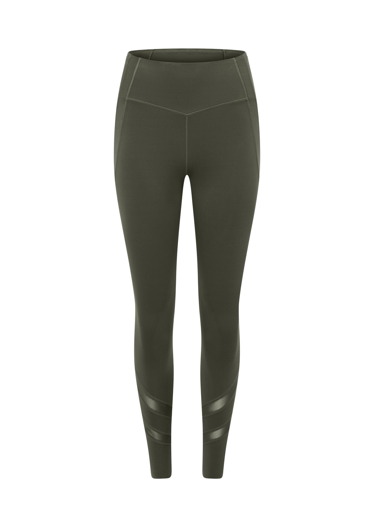 Lorna Jane Formation 2-Pocket Recycled Ankle Biter Leggings - Agave Green