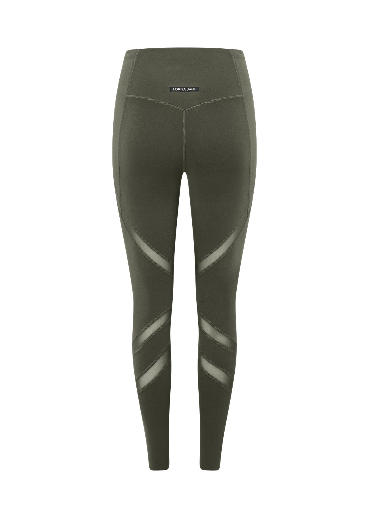 Lorna Jane Formation 2-Pocket Recycled Ankle Biter Leggings - Agave Green