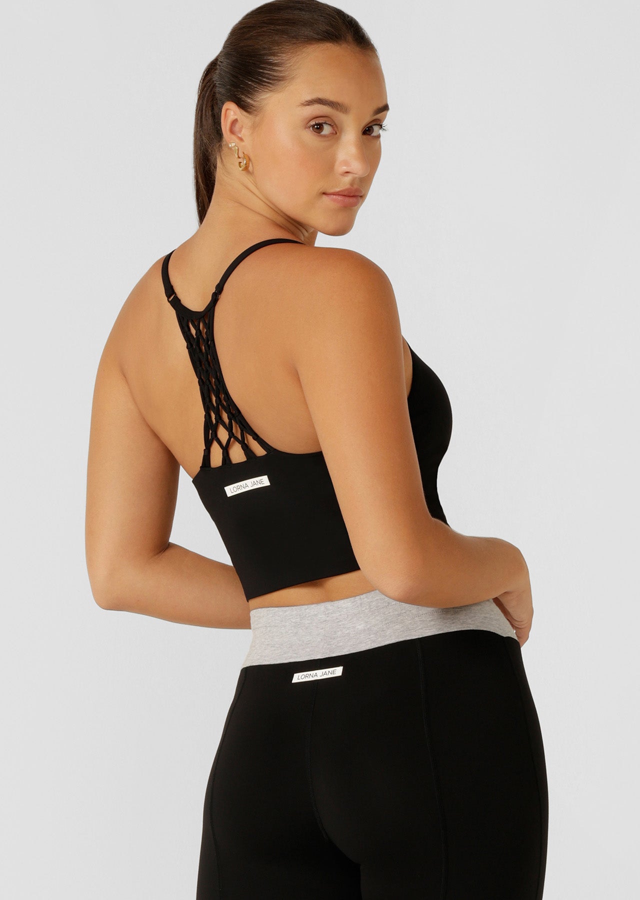 Lorna Jane Reset Bra Tank Combo - Black