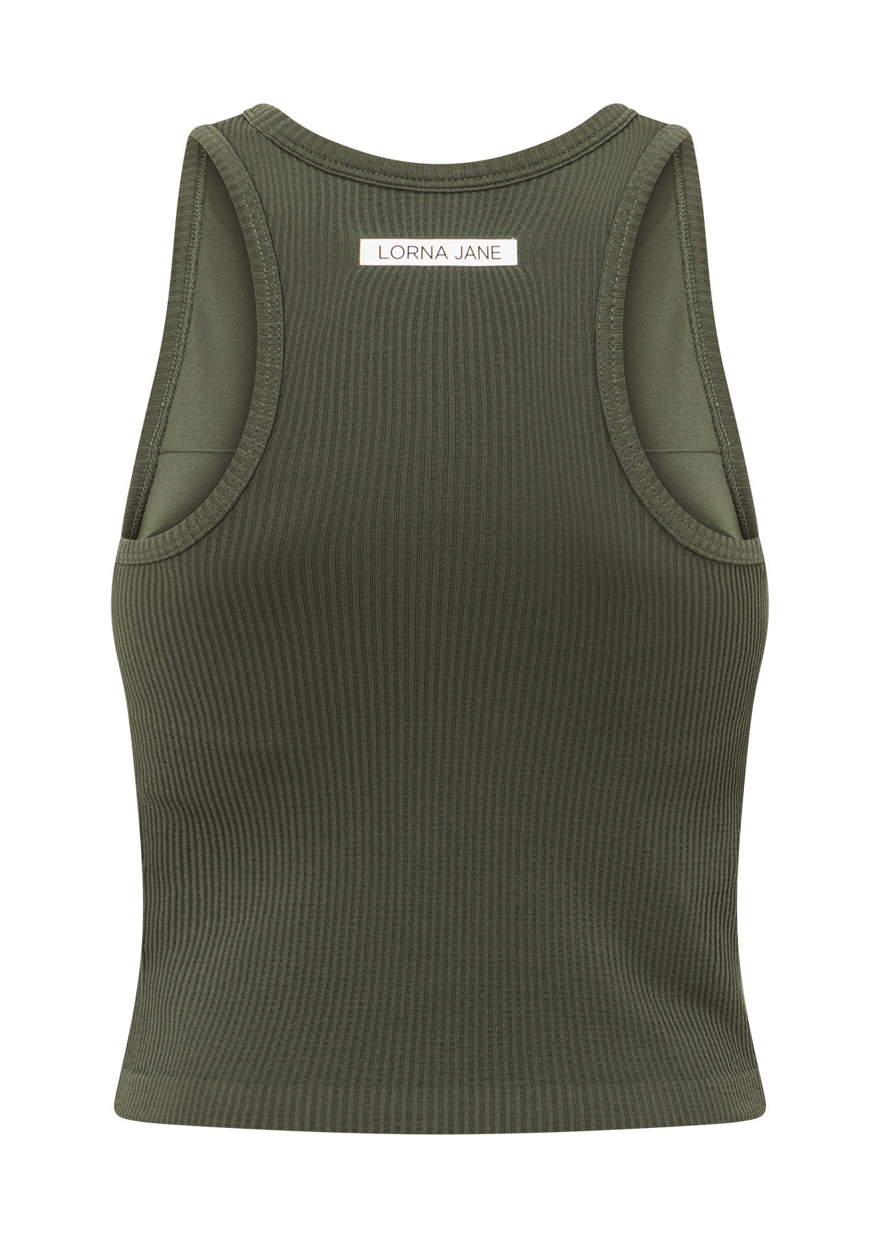 Lorna Jane Air Fit All Day Seamless Bra Tank Combo - Agave Green