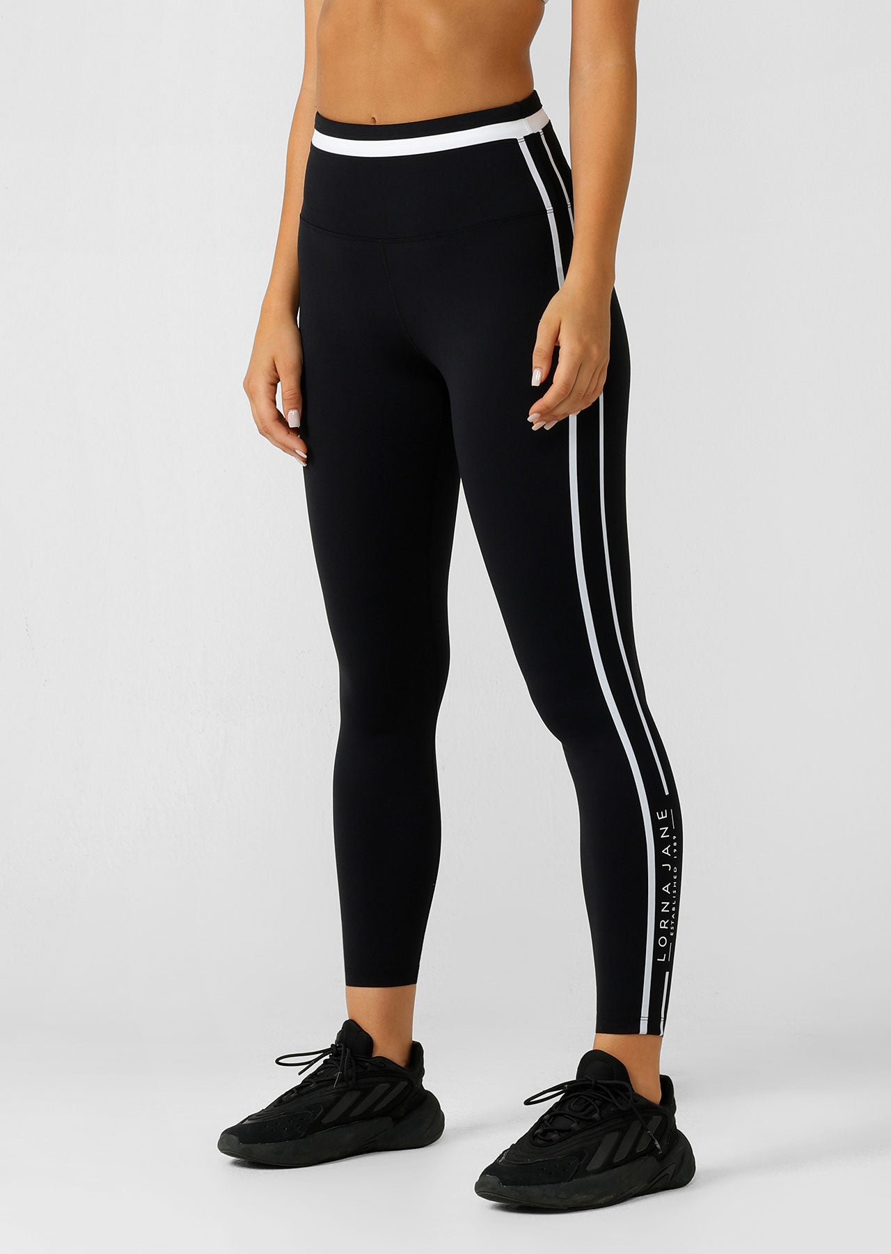 Lorna Jane Swift Motion Recycled Ankle Biter Biter Leggings - Black