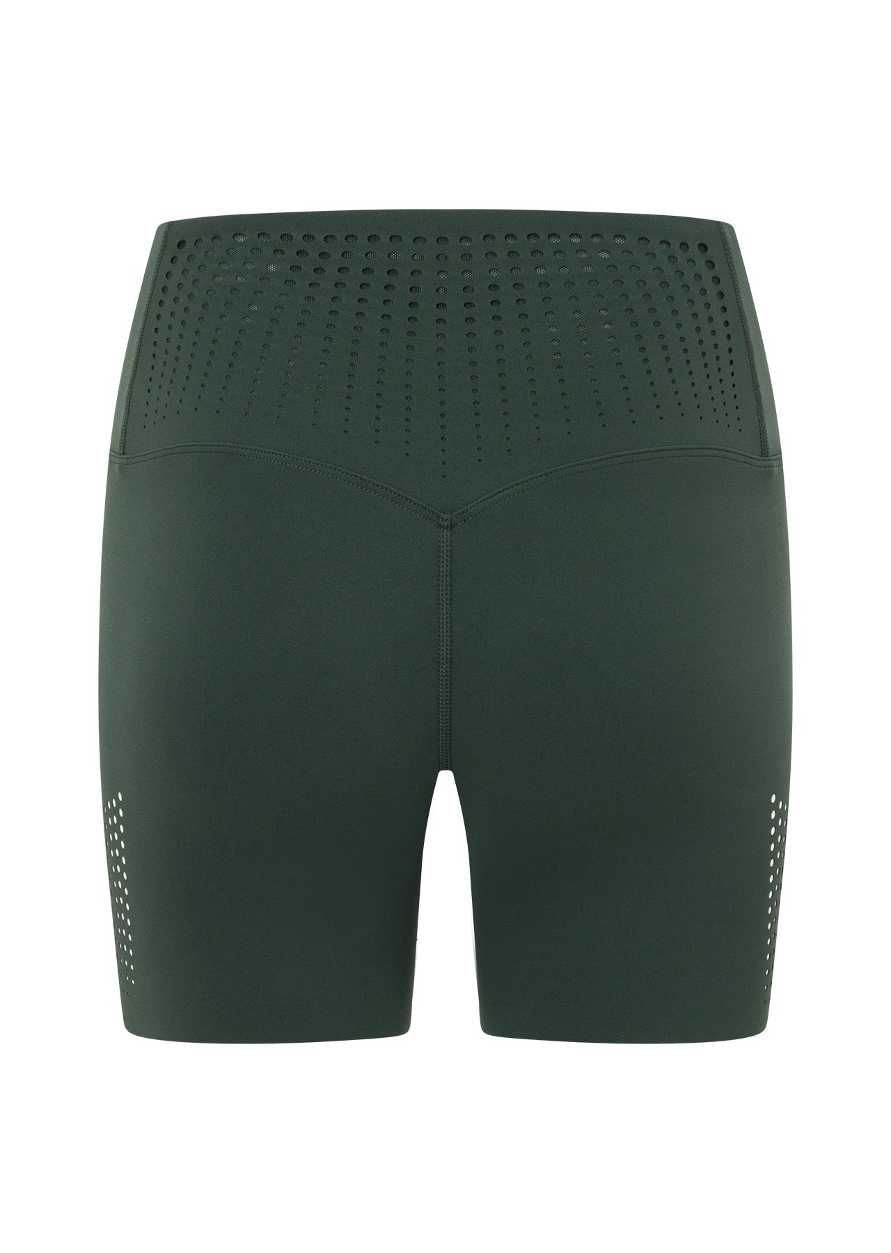 Lorna Jane Aero Fit 16cm Bike Short - Fig Green