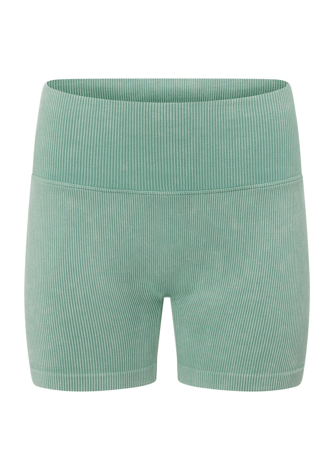 Lorna Jane Never Better Washed Seamless Bike Shorts - Washed Green Juice
