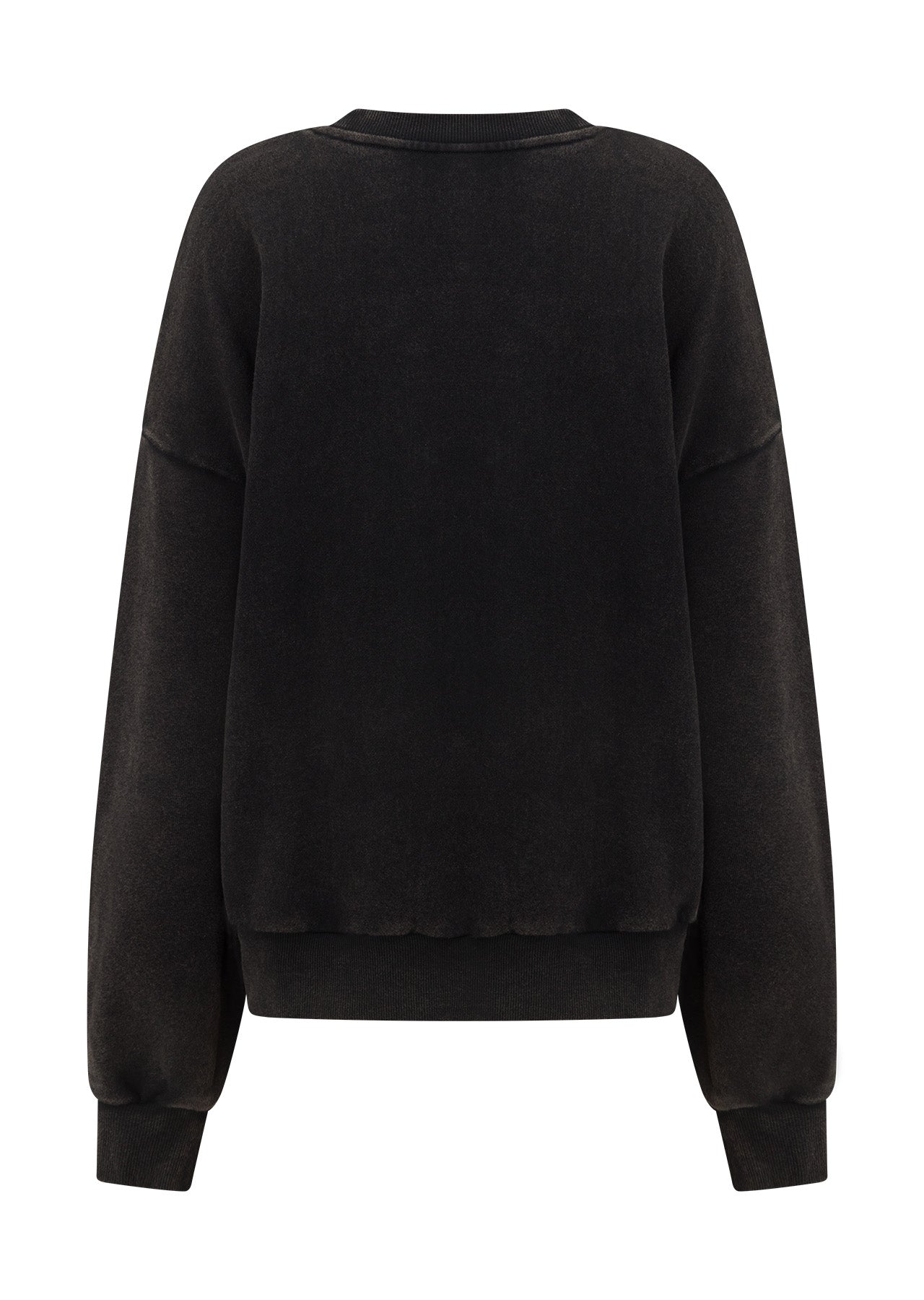 Lorna Jane New Sport Washed Sweatshirt - Washed Black