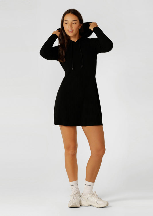 Lorna Jane Athleisure Knit Mini Dress - Black