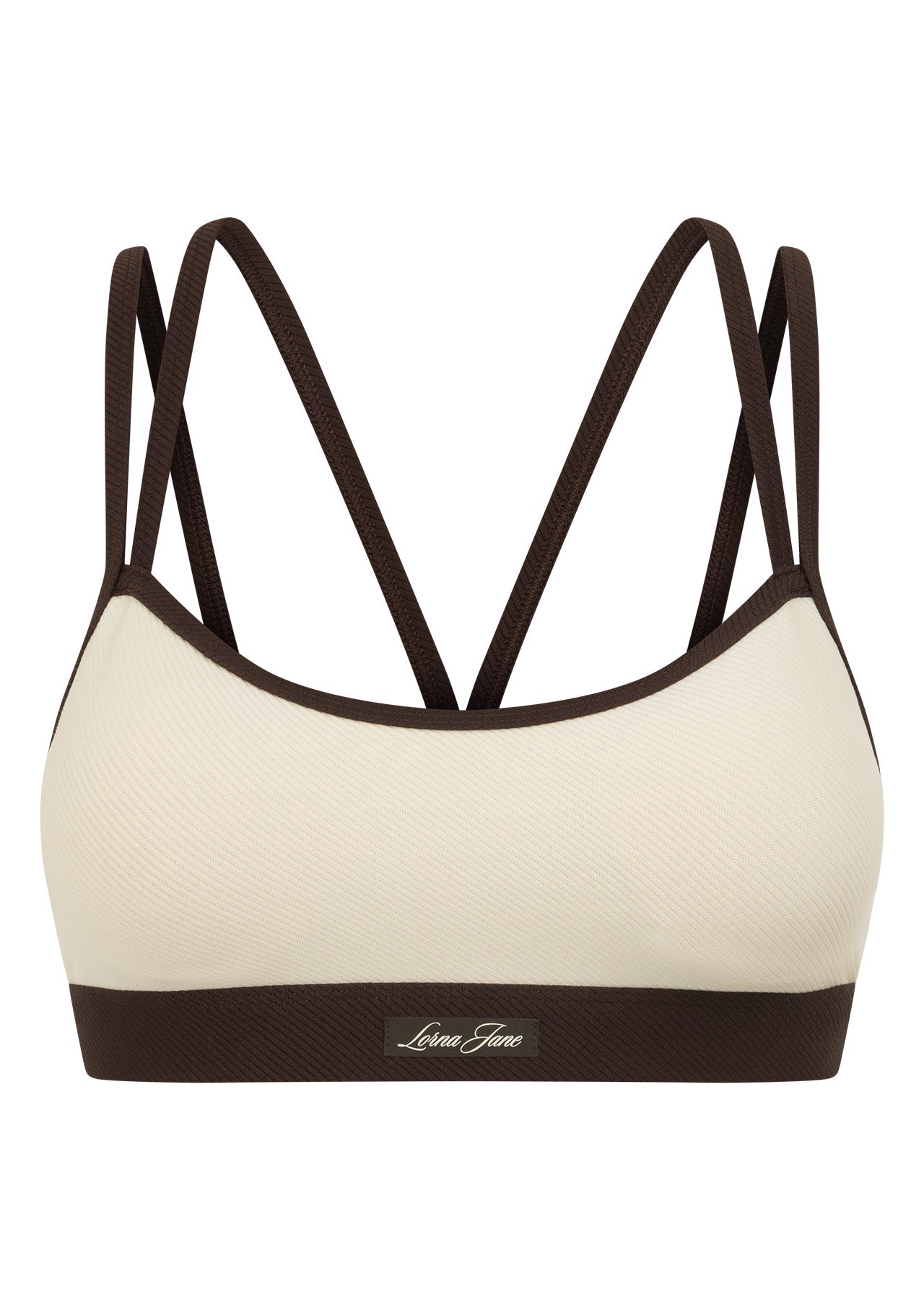 Lorna Jane Dawn To Dusk Sports Bra - Cream